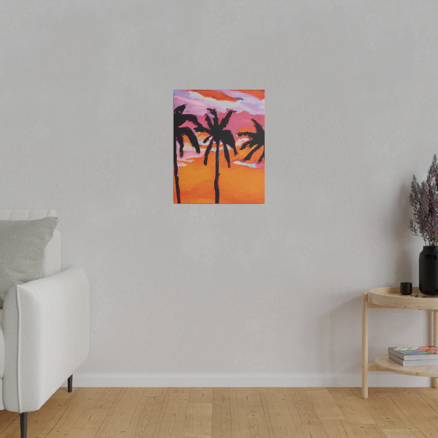 4491U - Miami Beach Sunset Painting Print | Miami | Beach | Sunset | Poster | Home Decor | Wall Art | Canvas