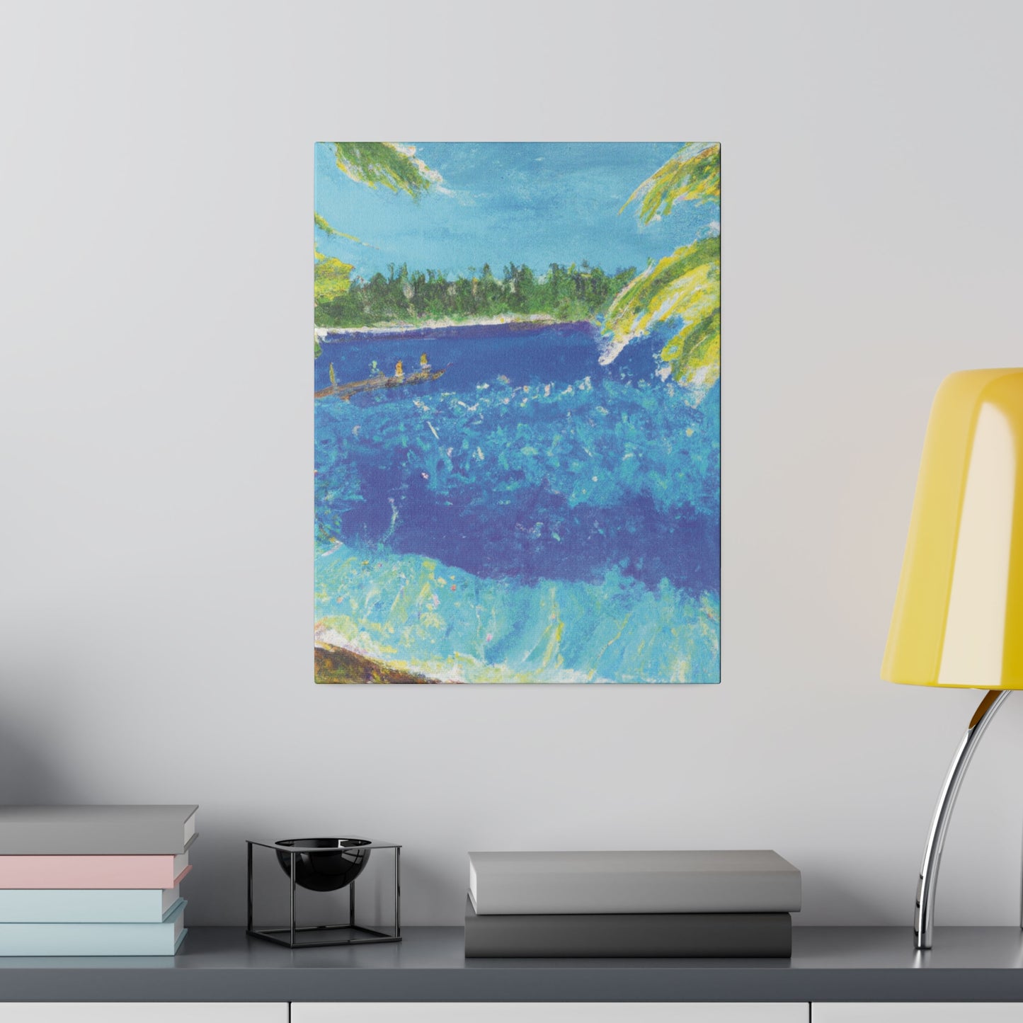 9673H - Bahamas Ocean Painting Print | Bahamas | Ocean | Beach | Poster | Home Decor | Wall Art | Canvas