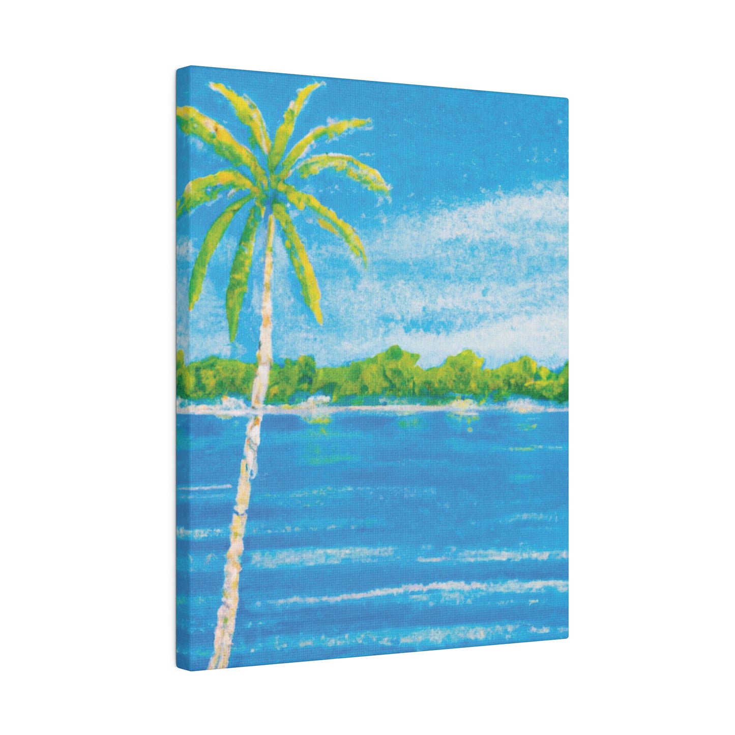 9803Q - Bahamas Ocean Painting Print | Bahamas | Ocean | Beach | Poster | Home Decor | Wall Art | Canvas