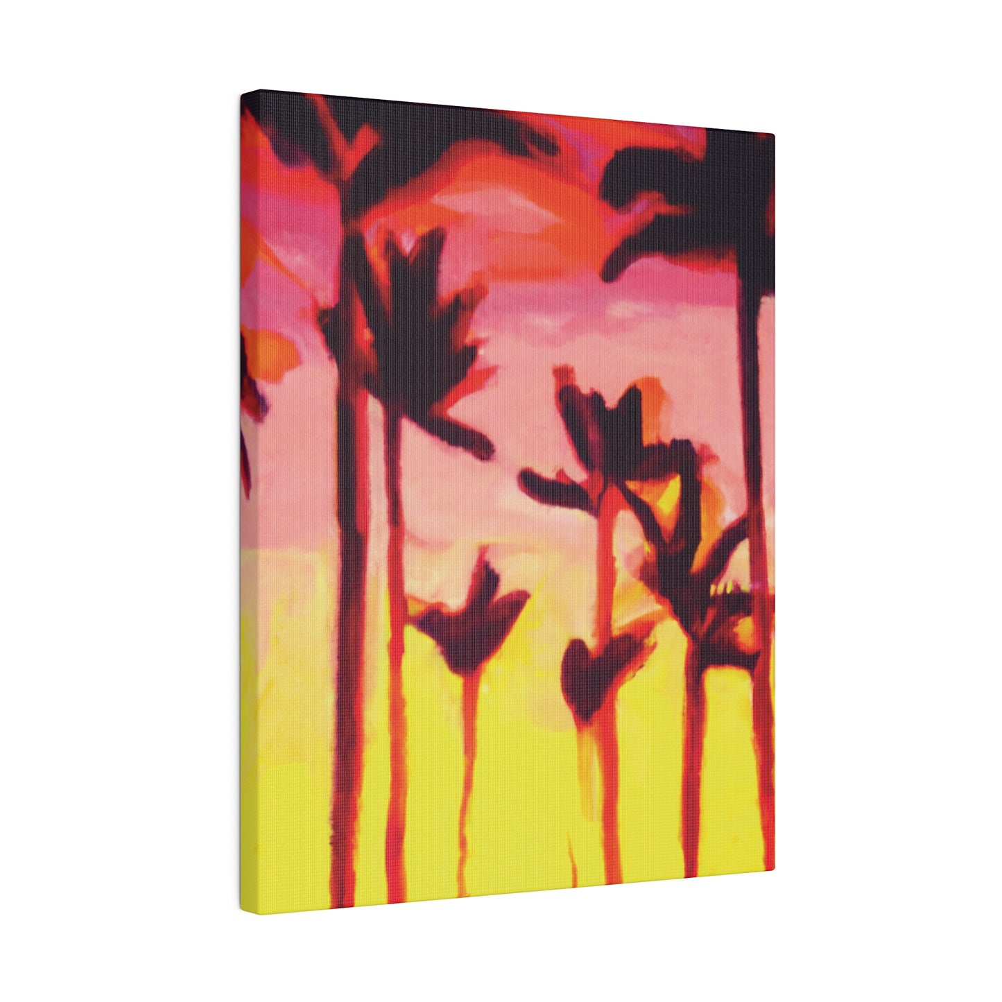 2249A - Miami Beach Sunset Painting Print | Miami | Beach | Sunset | Poster | Home Decor | Wall Art | Canvas