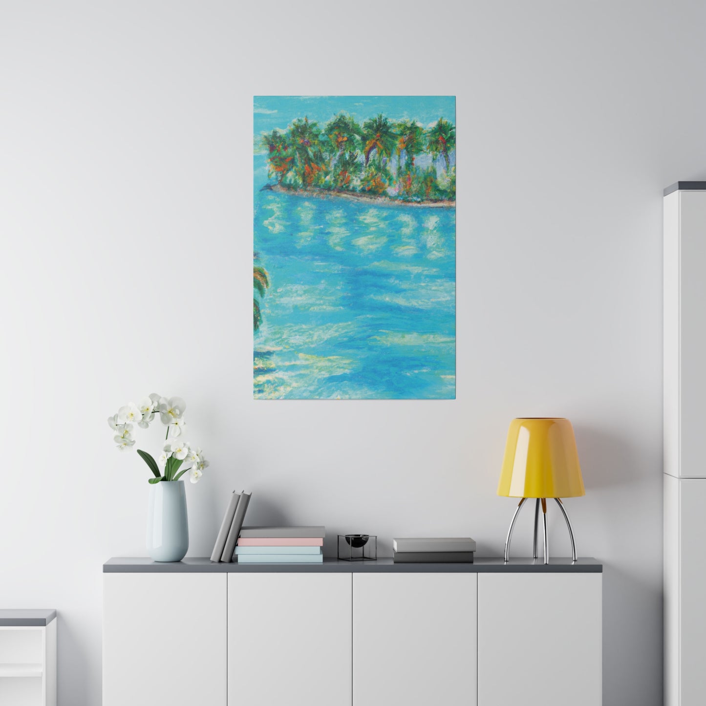 8625Q - Bahamas Ocean Painting Print | Bahamas | Ocean | Beach | Poster | Home Decor | Wall Art | Canvas