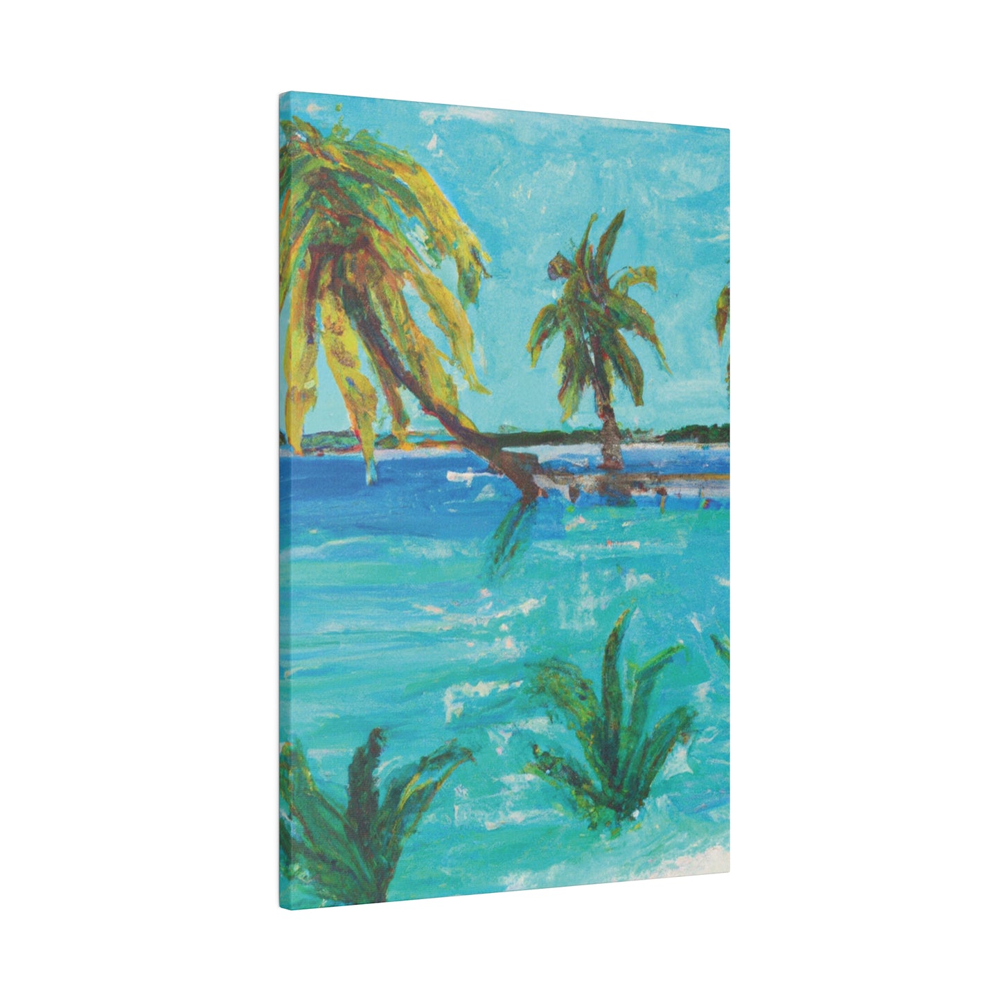 3256T - Bahamas Ocean Painting Print | Bahamas | Ocean | Beach | Poster | Home Decor | Wall Art | Canvas