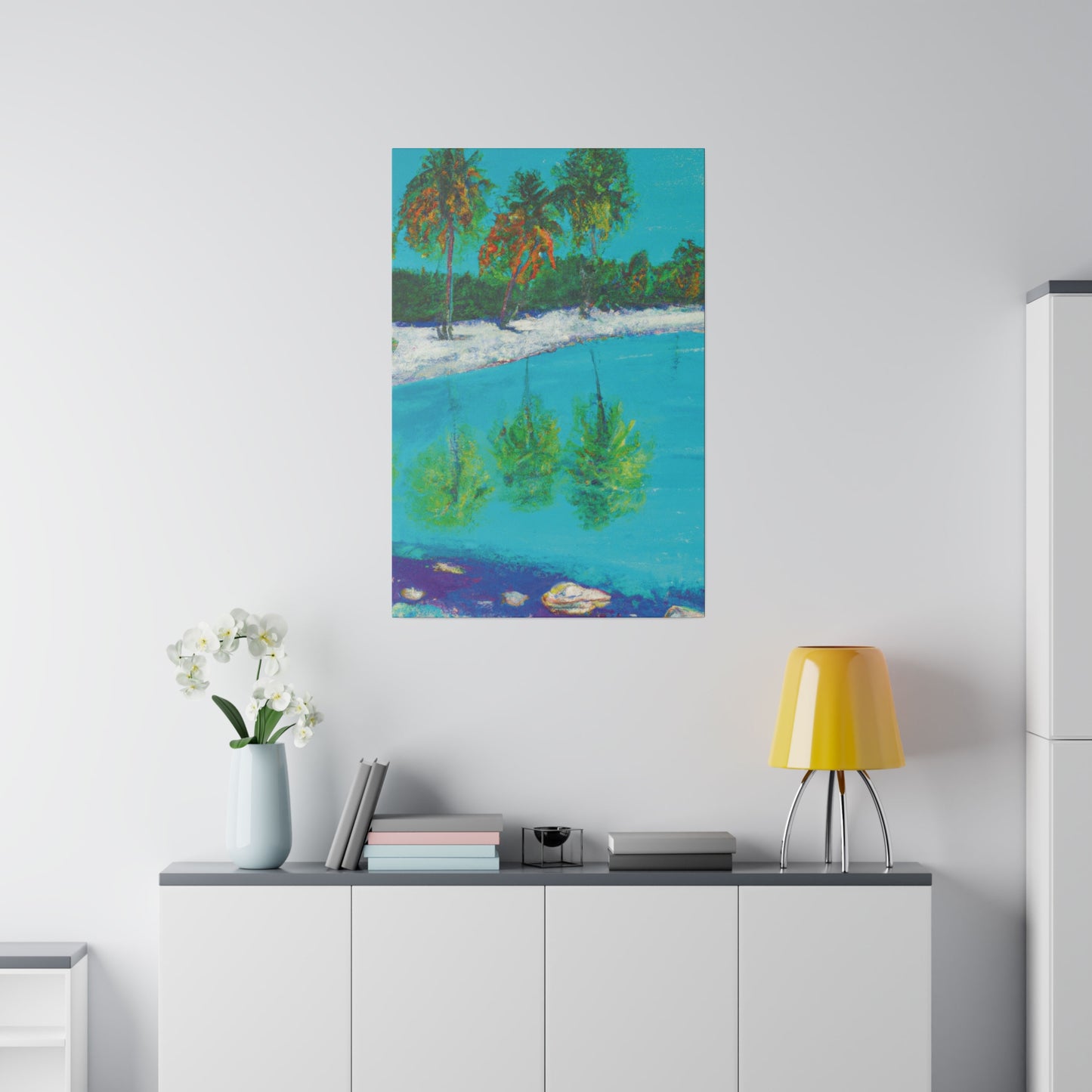 8297H - Bahamas Ocean Painting Print | Bahamas | Ocean | Beach | Poster | Home Decor | Wall Art | Canvas