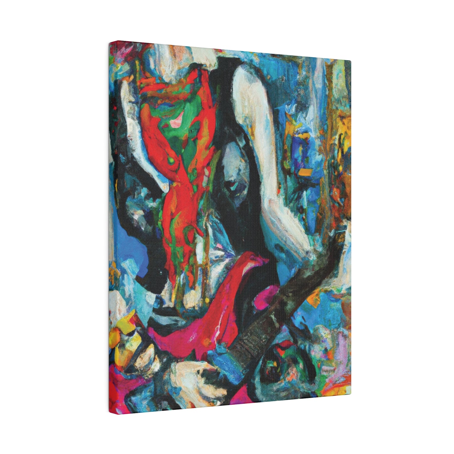 8722E - Rockstar Oil Painting Style Print | Poster | Home Decor | Wall Art | Music Art | Canvas