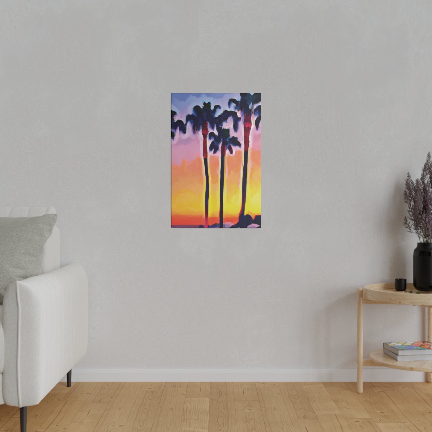 7116C - Miami Beach Sunset Painting Print | Miami | Beach | Sunset | Poster | Home Decor | Wall Art | Canvas