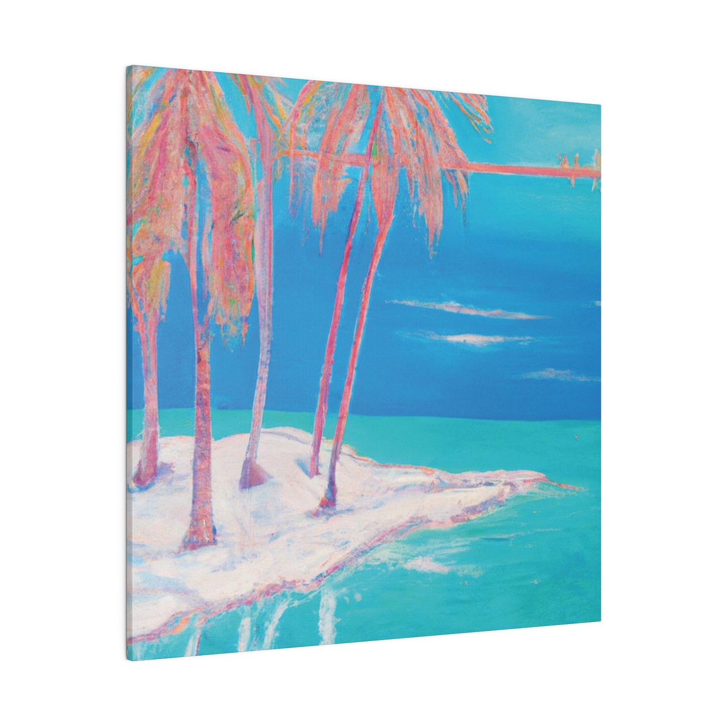 3162K - Bahamas Ocean Painting Print | Bahamas | Ocean | Beach | Poster | Home Decor | Wall Art | Canvas