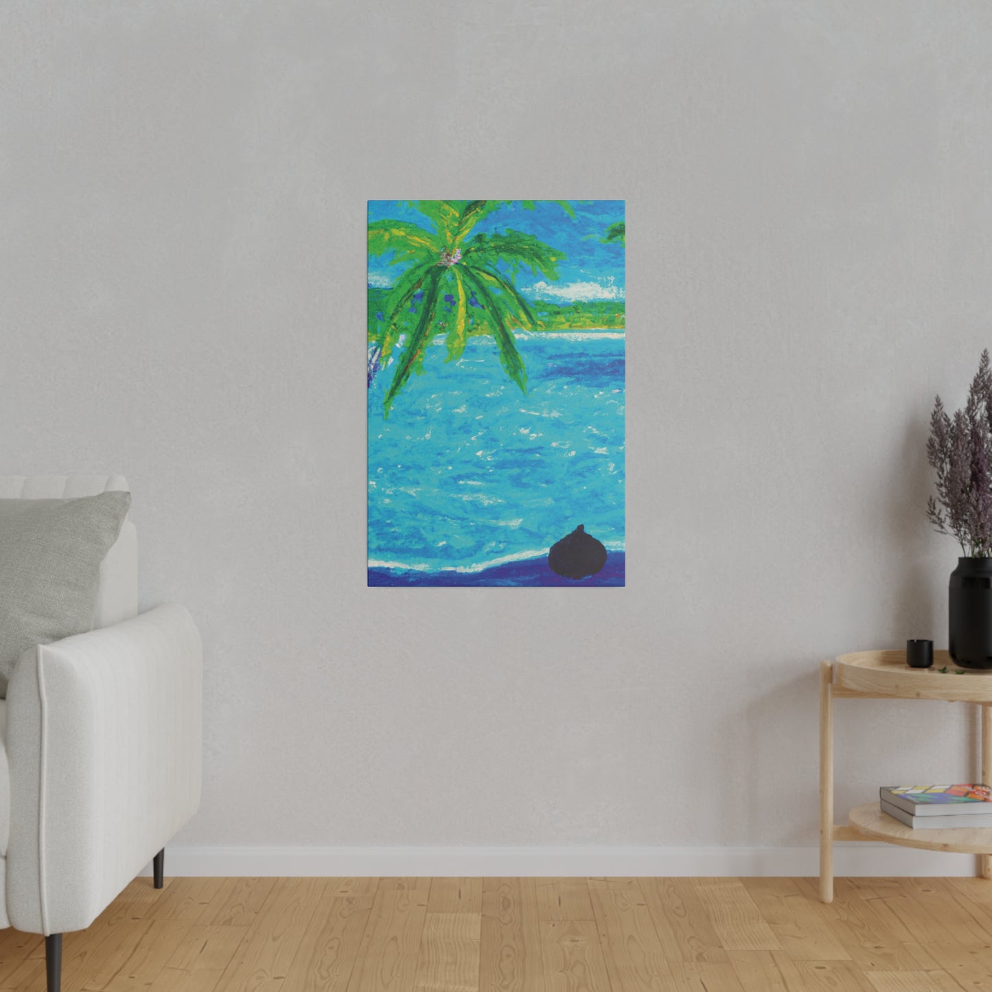 7355H - Bahamas Ocean Painting Print | Bahamas | Ocean | Beach | Poster | Home Decor | Wall Art | Canvas