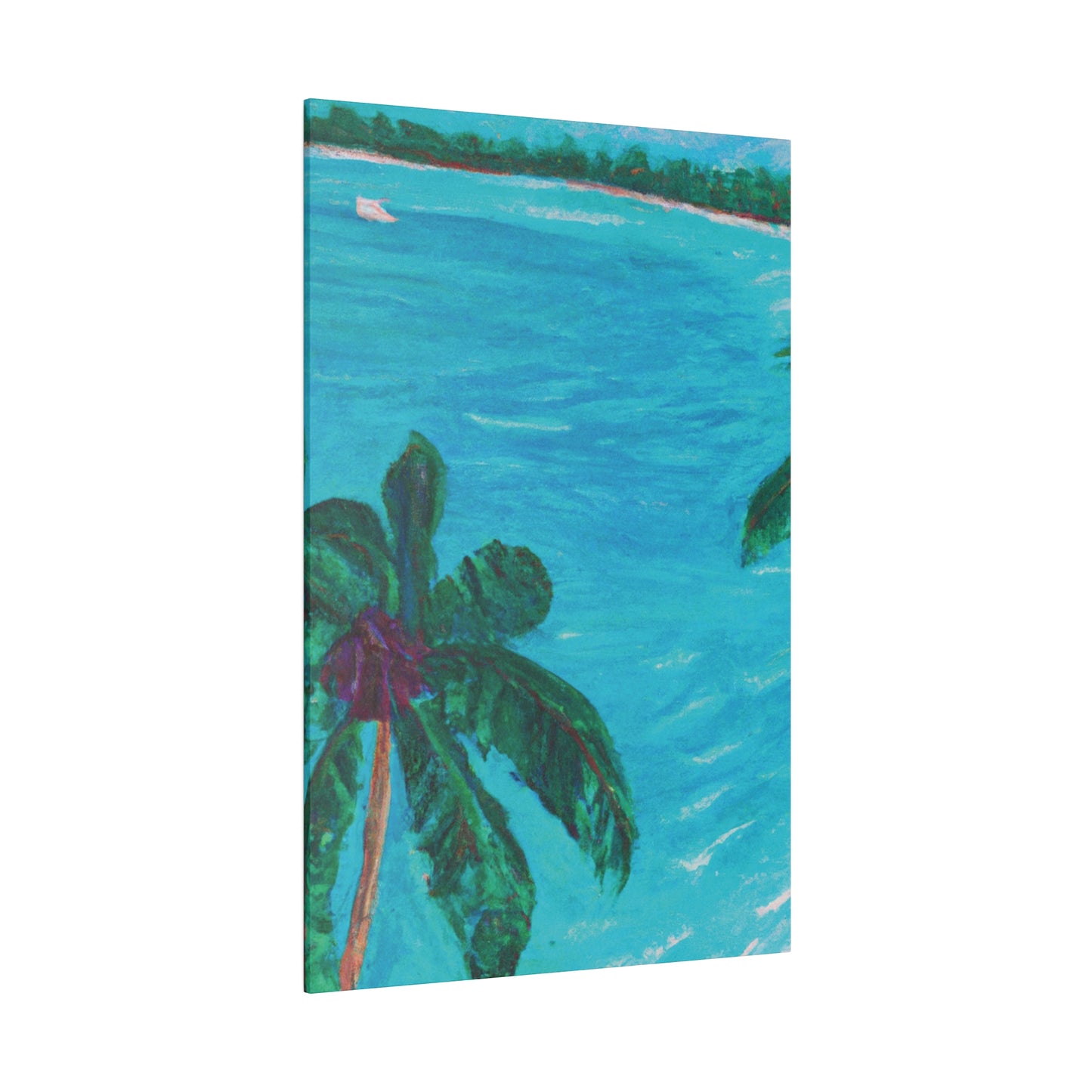 8319W - Bahamas Ocean Painting Print | Bahamas | Ocean | Beach | Poster | Home Decor | Wall Art | Canvas