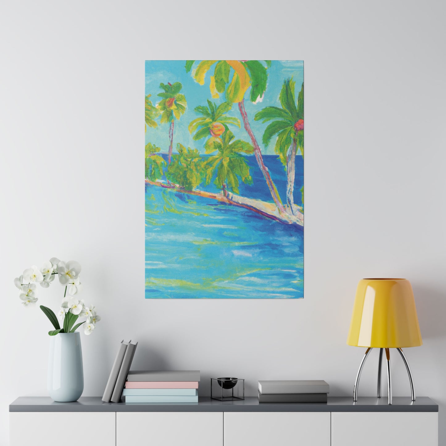 8256Q - Bahamas Ocean Painting Print | Bahamas | Ocean | Beach | Poster | Home Decor | Wall Art | Canvas