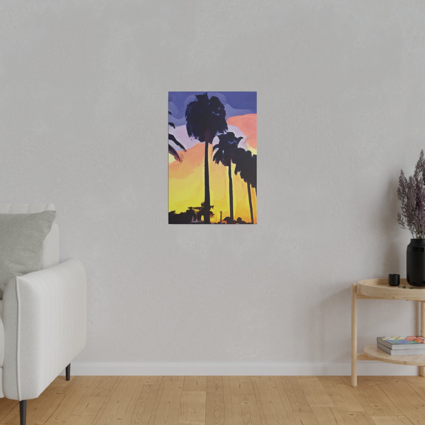 8023Y - Miami Beach Sunset Painting Print | Miami | Beach | Sunset | Poster | Home Decor | Wall Art | Canvas