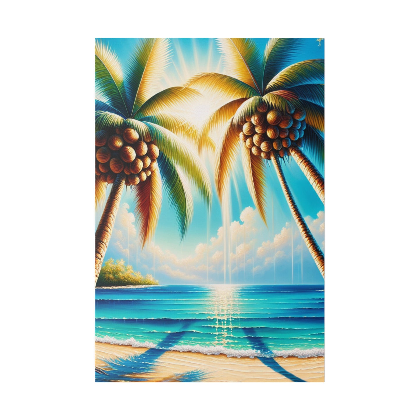 3627F - Bahamas Ocean Painting Print | Bahamas | Ocean | Beach | Poster | Home Decor | Wall Art | Canvas