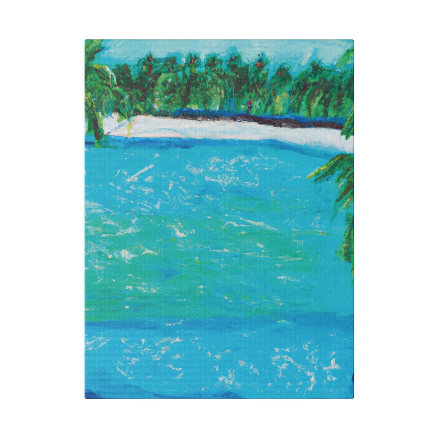 3234T - Bahamas Ocean Painting Print | Bahamas | Ocean | Beach | Poster | Home Decor | Wall Art | Canvas