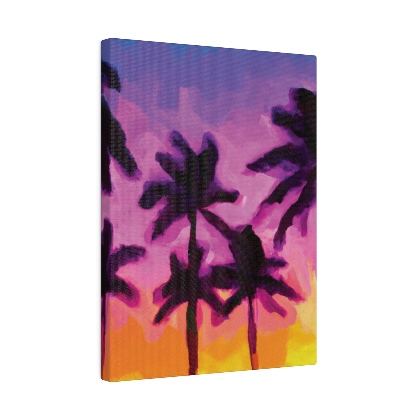 7395T - Miami Beach Sunset Painting Print | Miami | Beach | Sunset | Poster | Home Decor | Wall Art | Canvas