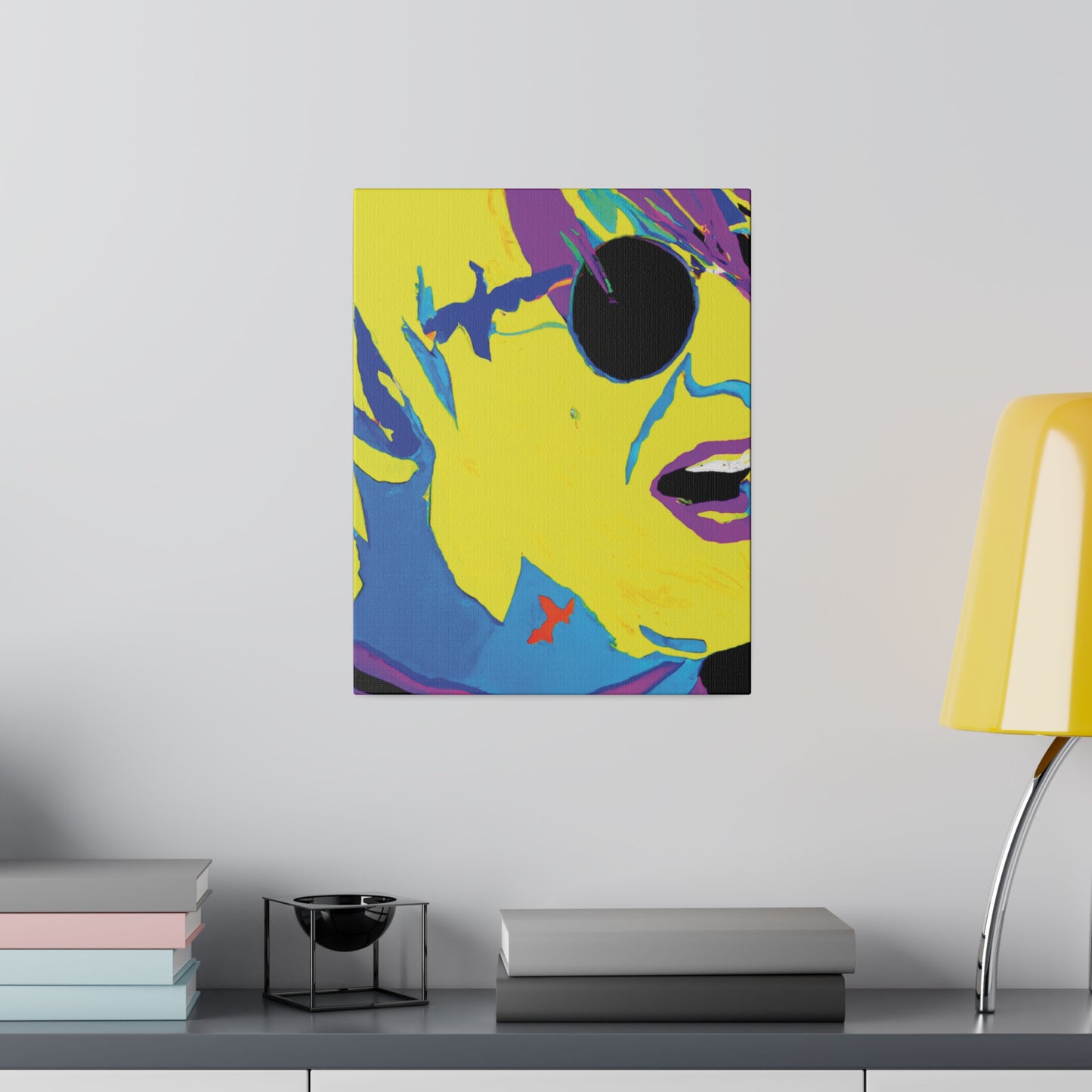 8129K - Rockstar Painting Print | Face | Abstract | Poster | Home Decor | Wall Art | Music Art | Canvas