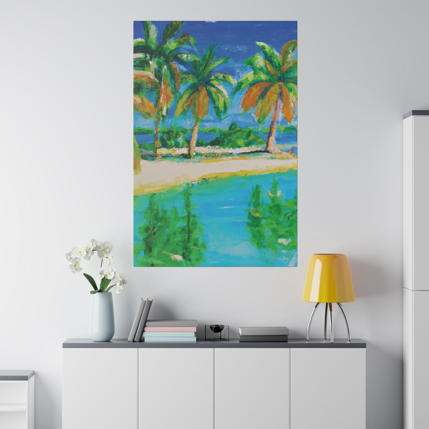 8576A - Bahamas Ocean Painting Print | Bahamas | Ocean | Beach | Poster | Home Decor | Wall Art | Canvas