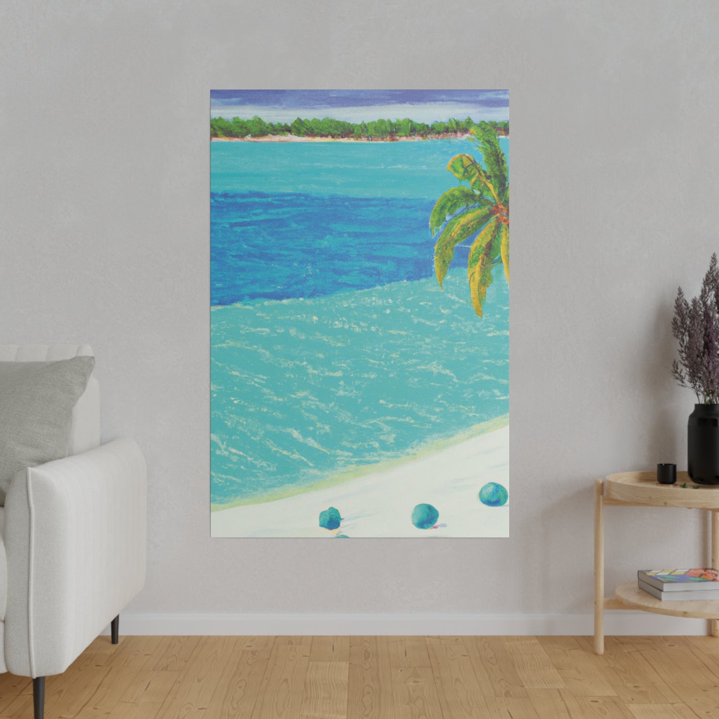 7221H - Bahamas Ocean Painting Print | Bahamas | Ocean | Beach | Poster | Home Decor | Wall Art | Canvas