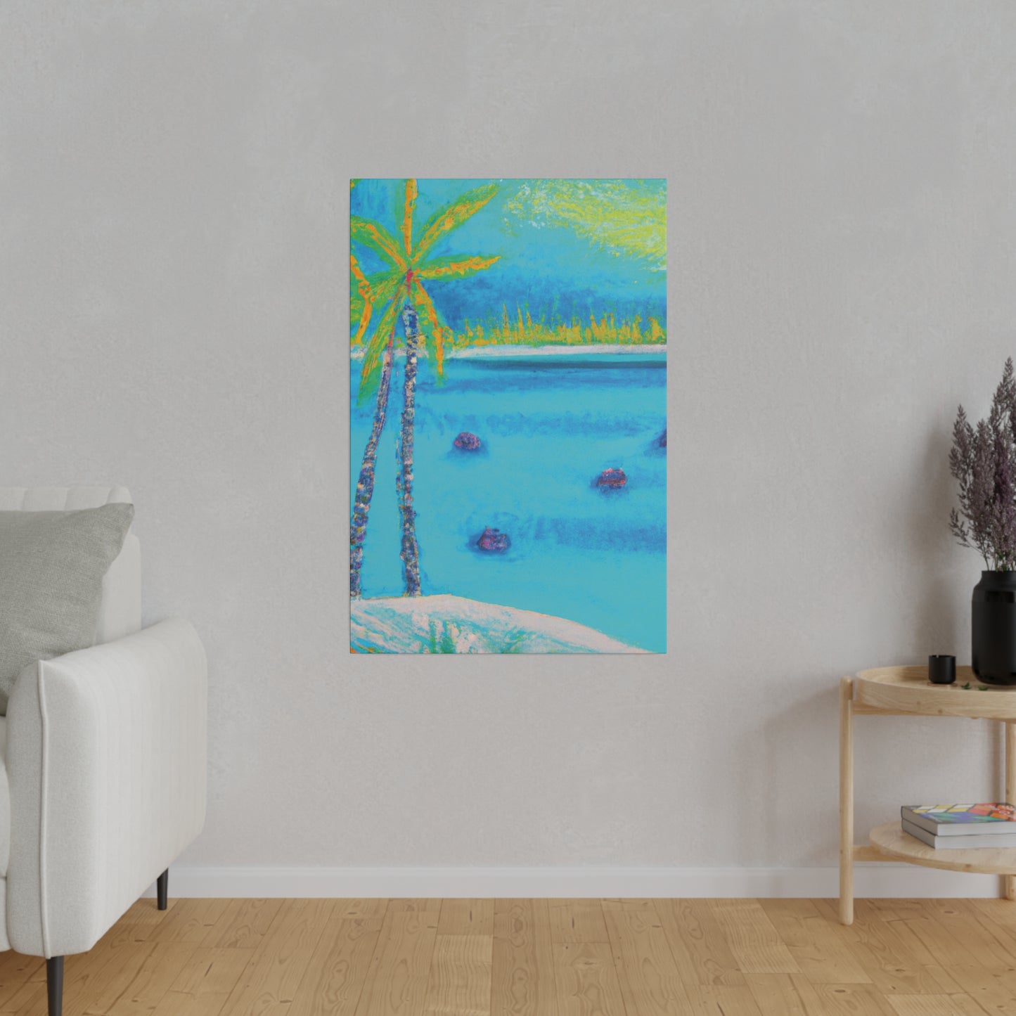 2937T - Bahamas Ocean Painting Print | Bahamas | Ocean | Beach | Poster | Home Decor | Wall Art | Canvas