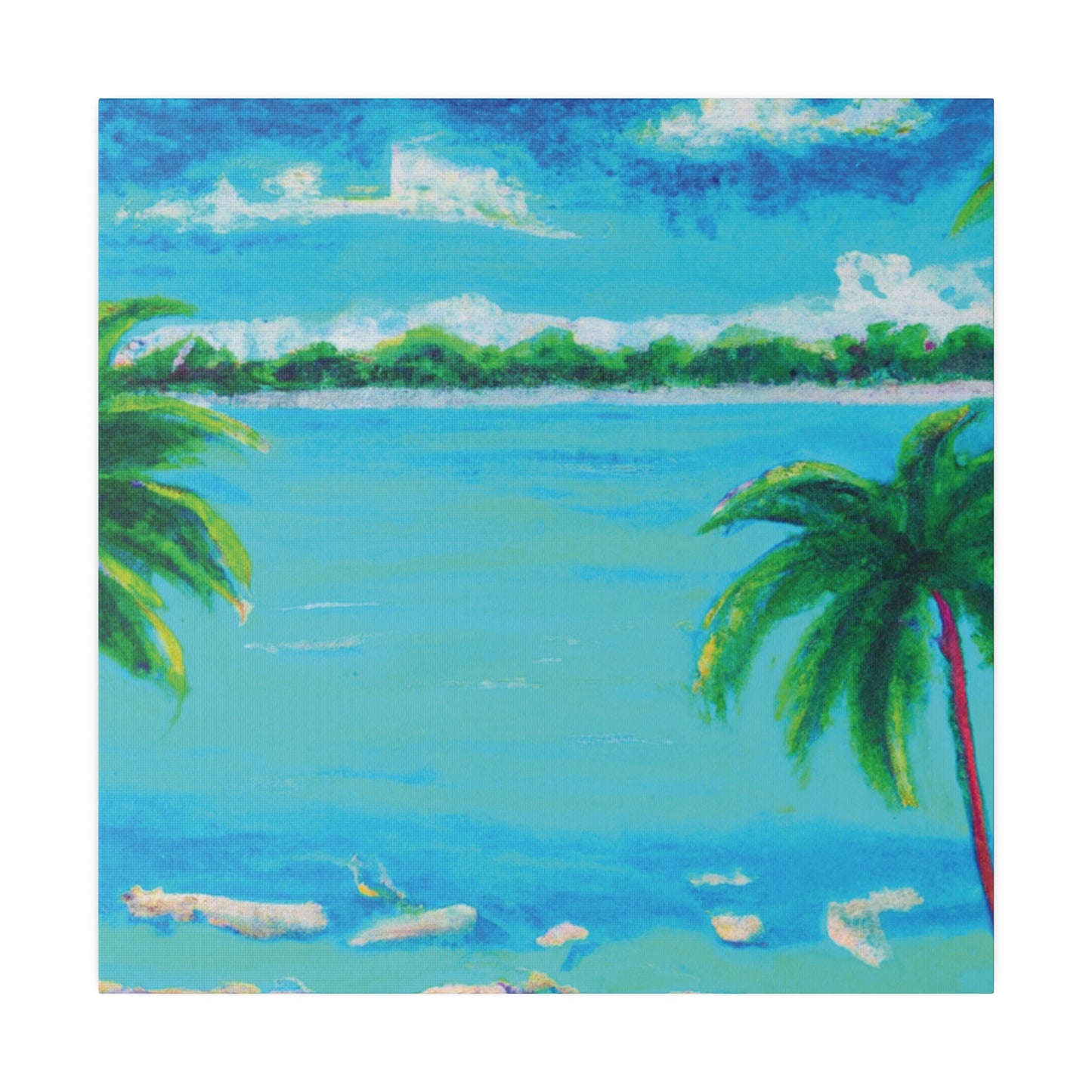 9293Y - Bahamas Ocean Painting Print | Bahamas | Ocean | Beach | Poster | Home Decor | Wall Art | Canvas