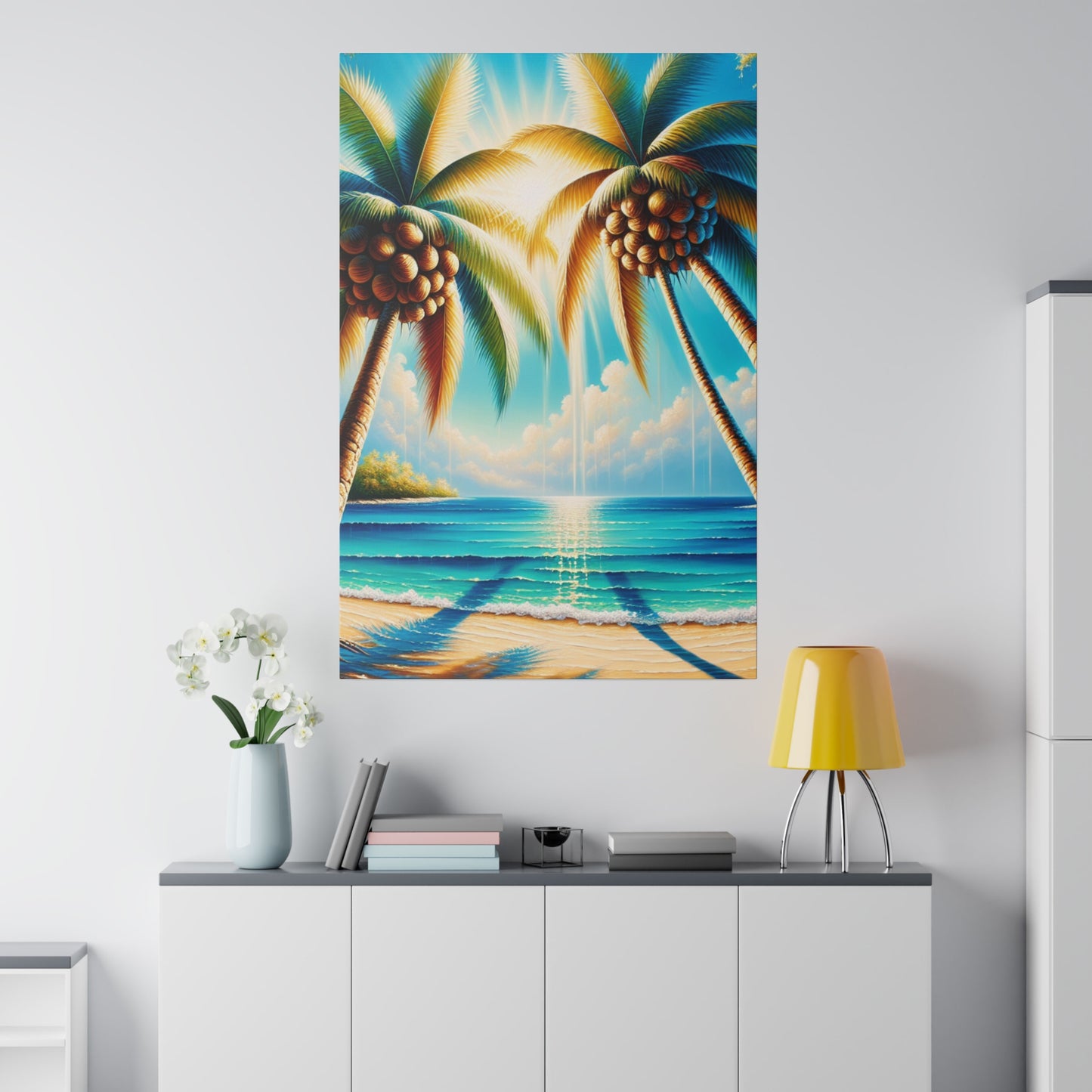 3627F - Bahamas Ocean Painting Print | Bahamas | Ocean | Beach | Poster | Home Decor | Wall Art | Canvas