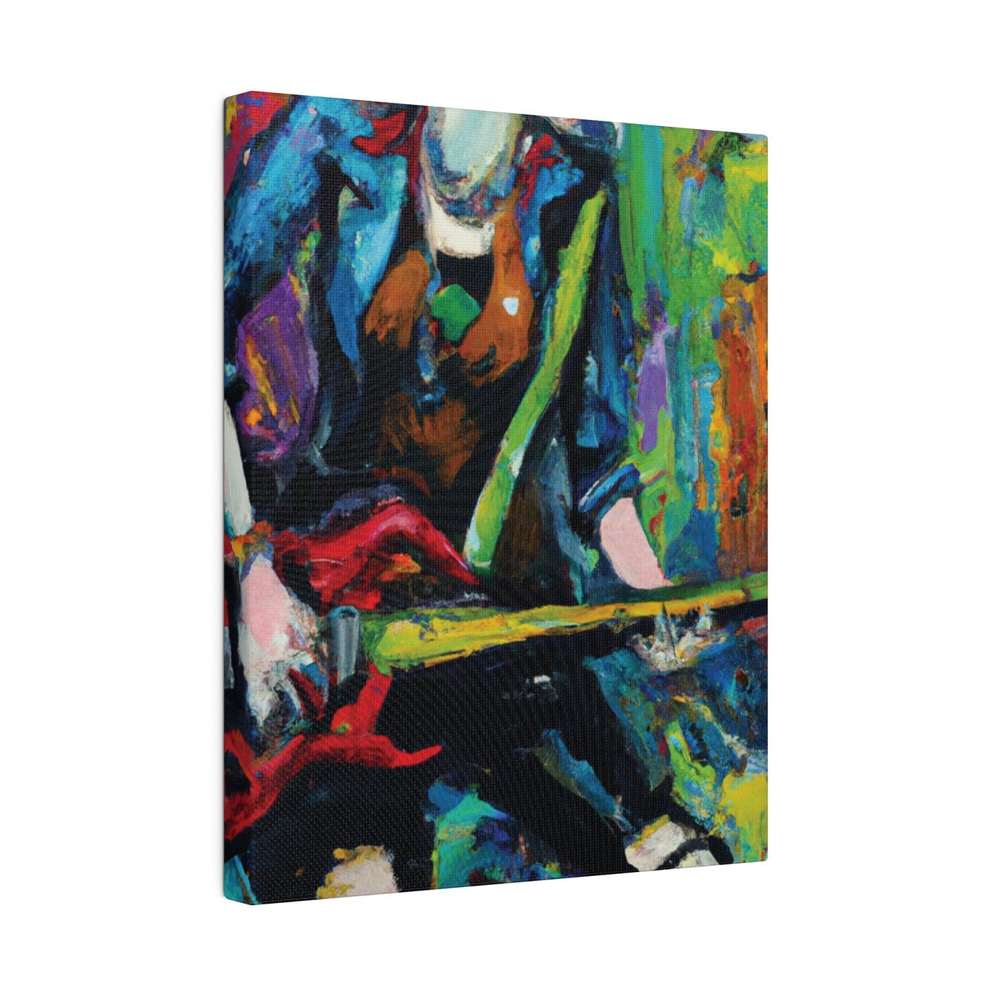 2285H - Rockstar Oil Painting Style Print | Poster | Home Decor | Wall Art | Music Art | Canvas