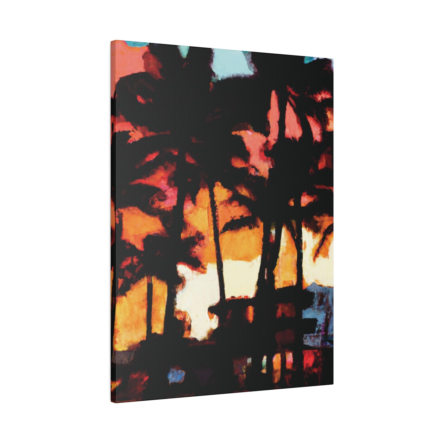 8498K - Miami Beach Sunset Painting Print | Miami | Beach | Sunset | Poster | Home Decor | Wall Art | Canvas