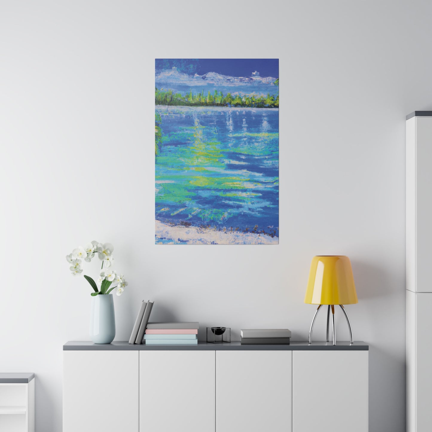 7692N - Bahamas Ocean Painting Print | Bahamas | Ocean | Beach | Poster | Home Decor | Wall Art | Canvas