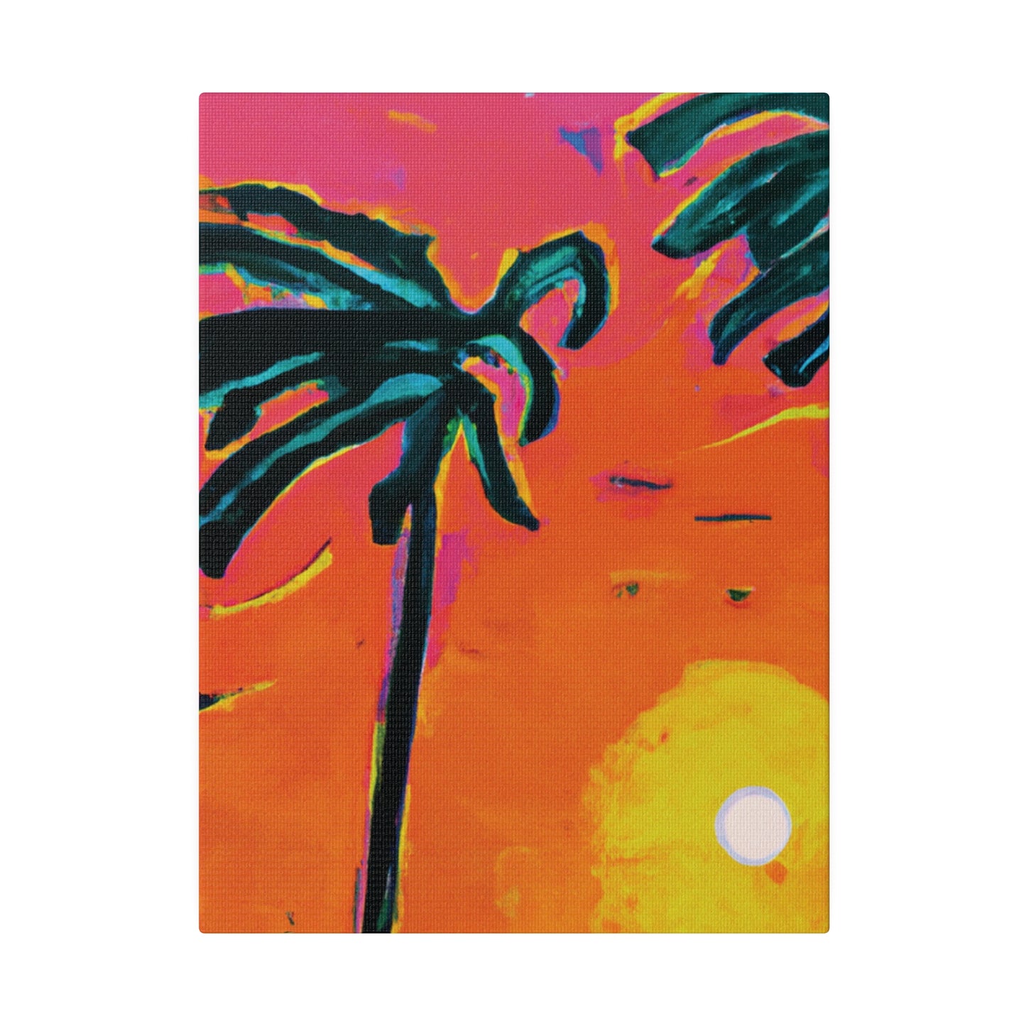 7273U - Miami Beach Sunset Painting Print | Miami | Beach | Sunset | Poster | Home Decor | Wall Art | Canvas