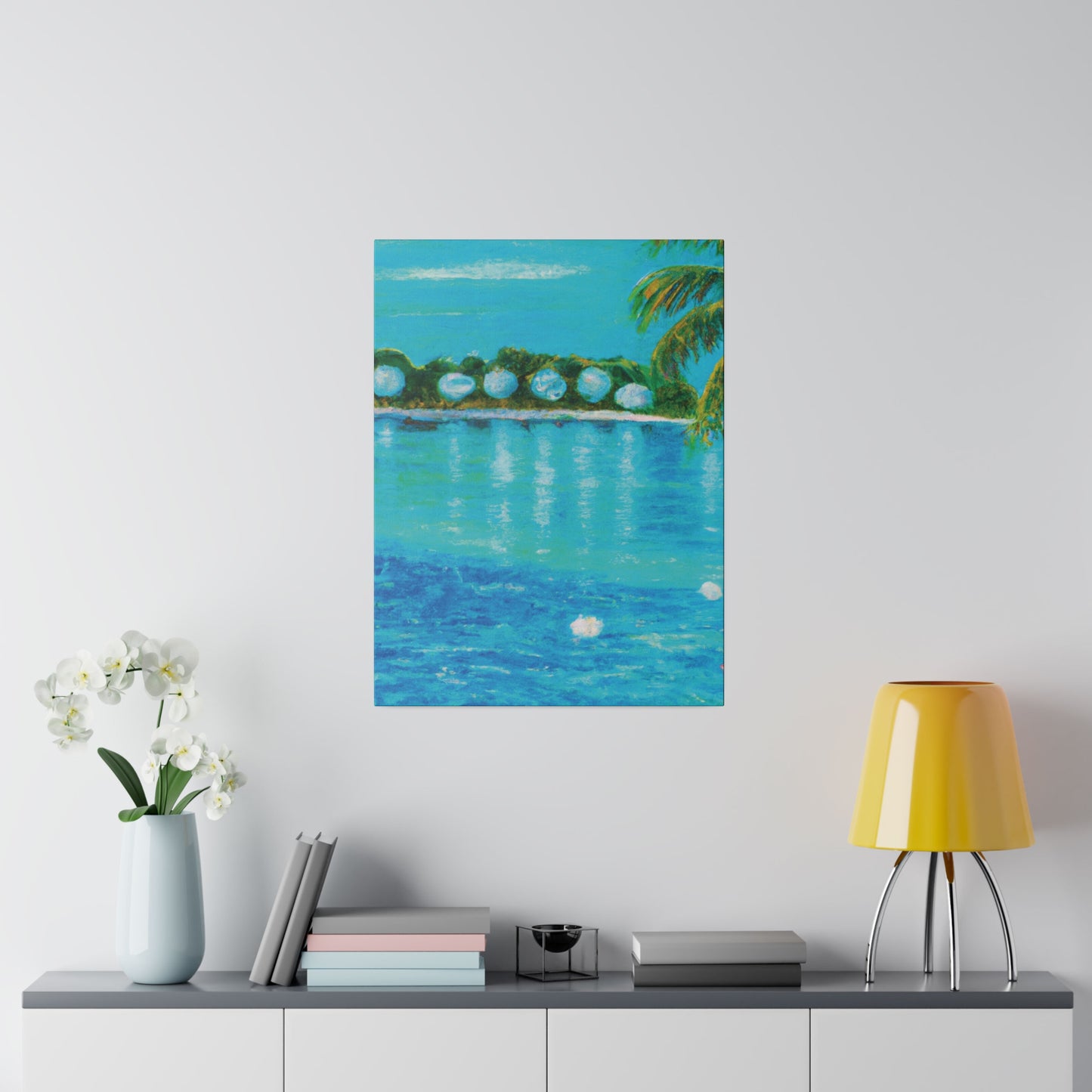 912X - Bahamas Ocean Painting Print | Bahamas | Ocean | Beach | Poster | Home Decor | Wall Art | Canvas