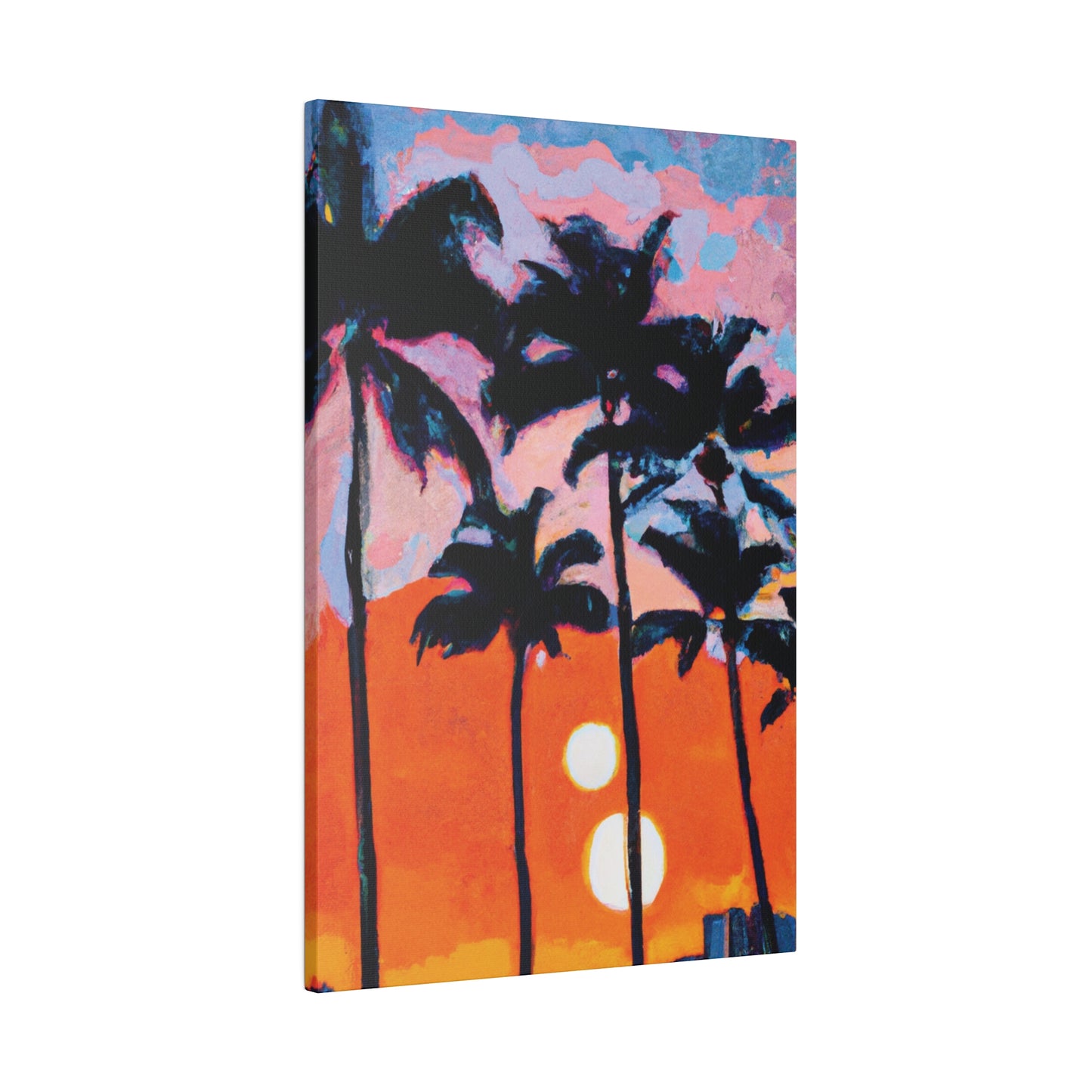 5347Z - Miami Beach Sunset Painting Print | Miami | Beach | Sunset | Poster | Home Decor | Wall Art | Canvas