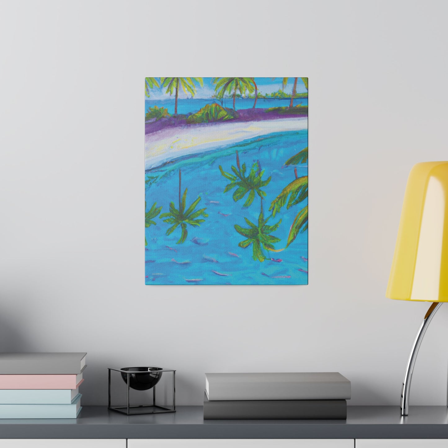 9138P - Bahamas Ocean Painting Print | Bahamas | Ocean | Beach | Poster | Home Decor | Wall Art | Canvas