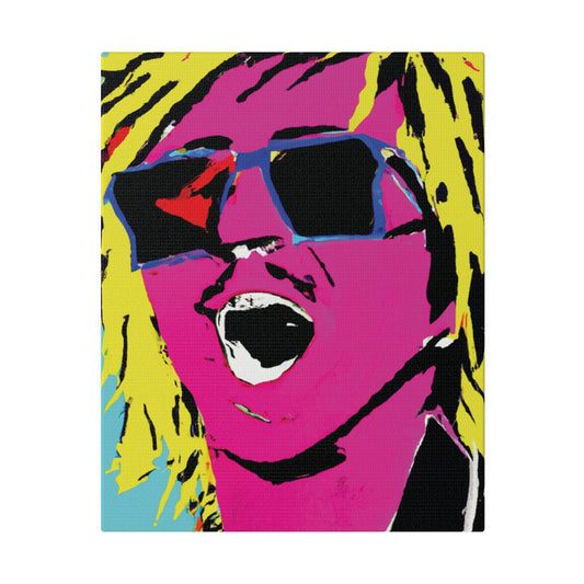 8376W - Rockstar Painting Print | Face | Abstract | Poster | Home Decor | Wall Art | Music Art | Canvas