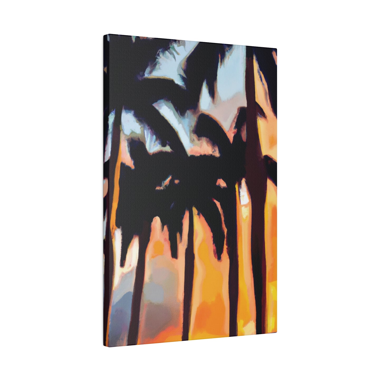 5642H - Miami Beach Sunset Painting Print | Miami | Beach | Sunset | Poster | Home Decor | Wall Art | Canvas