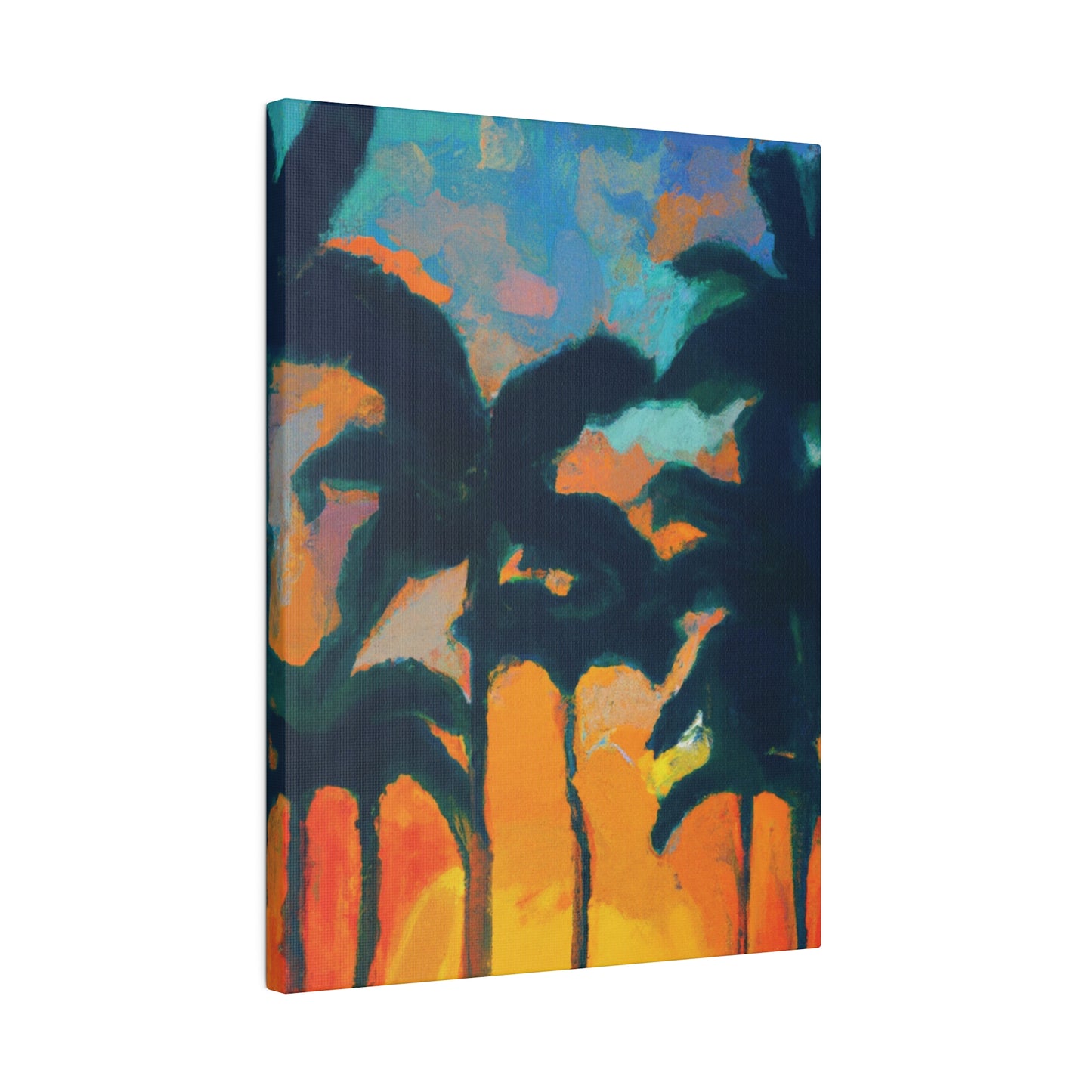 6877B - Miami Beach Sunset Painting Print | Miami | Beach | Sunset | Poster | Home Decor | Wall Art | Canvas