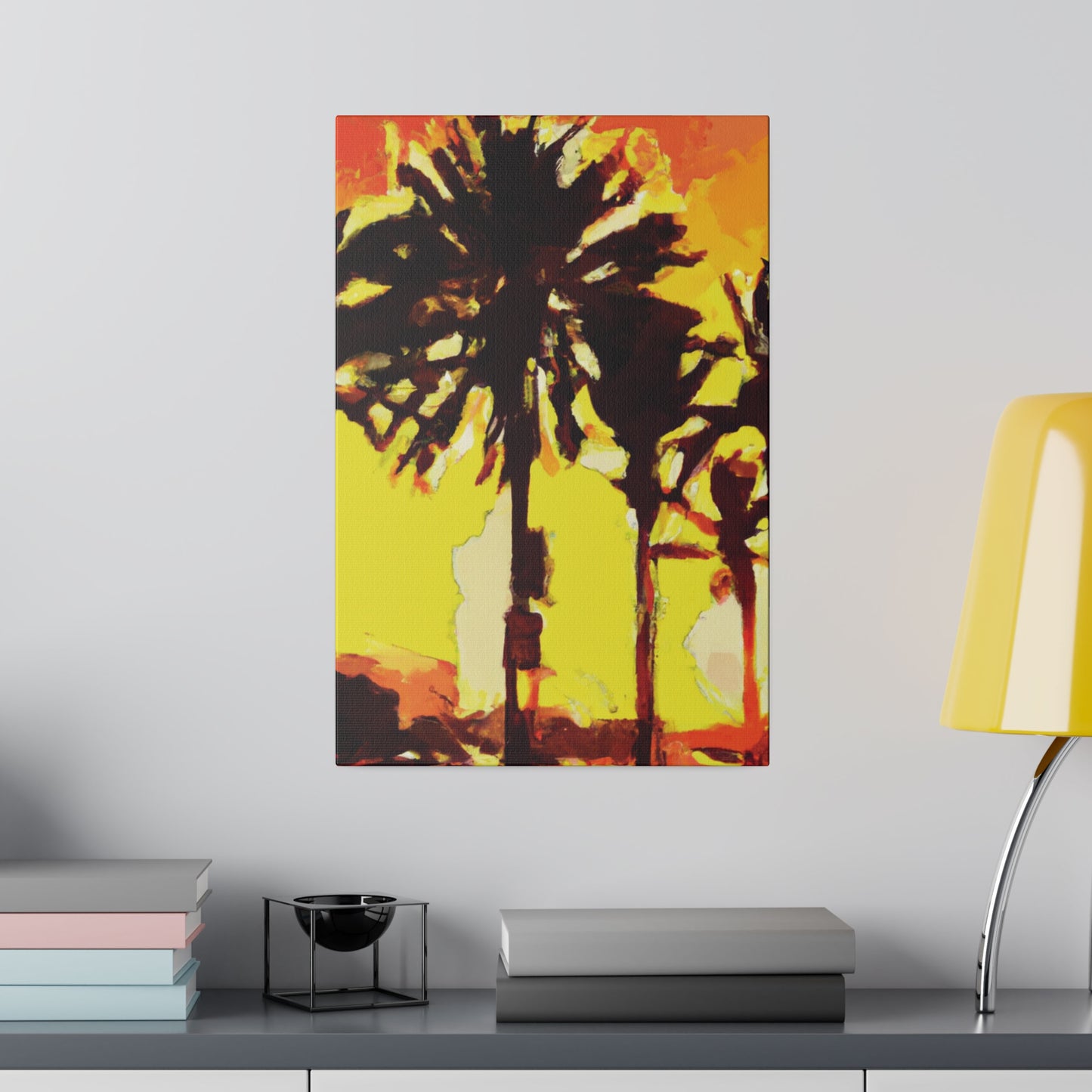 8336Q - Miami Beach Sunset Painting Print | Miami | Beach | Sunset | Poster | Home Decor | Wall Art | Canvas