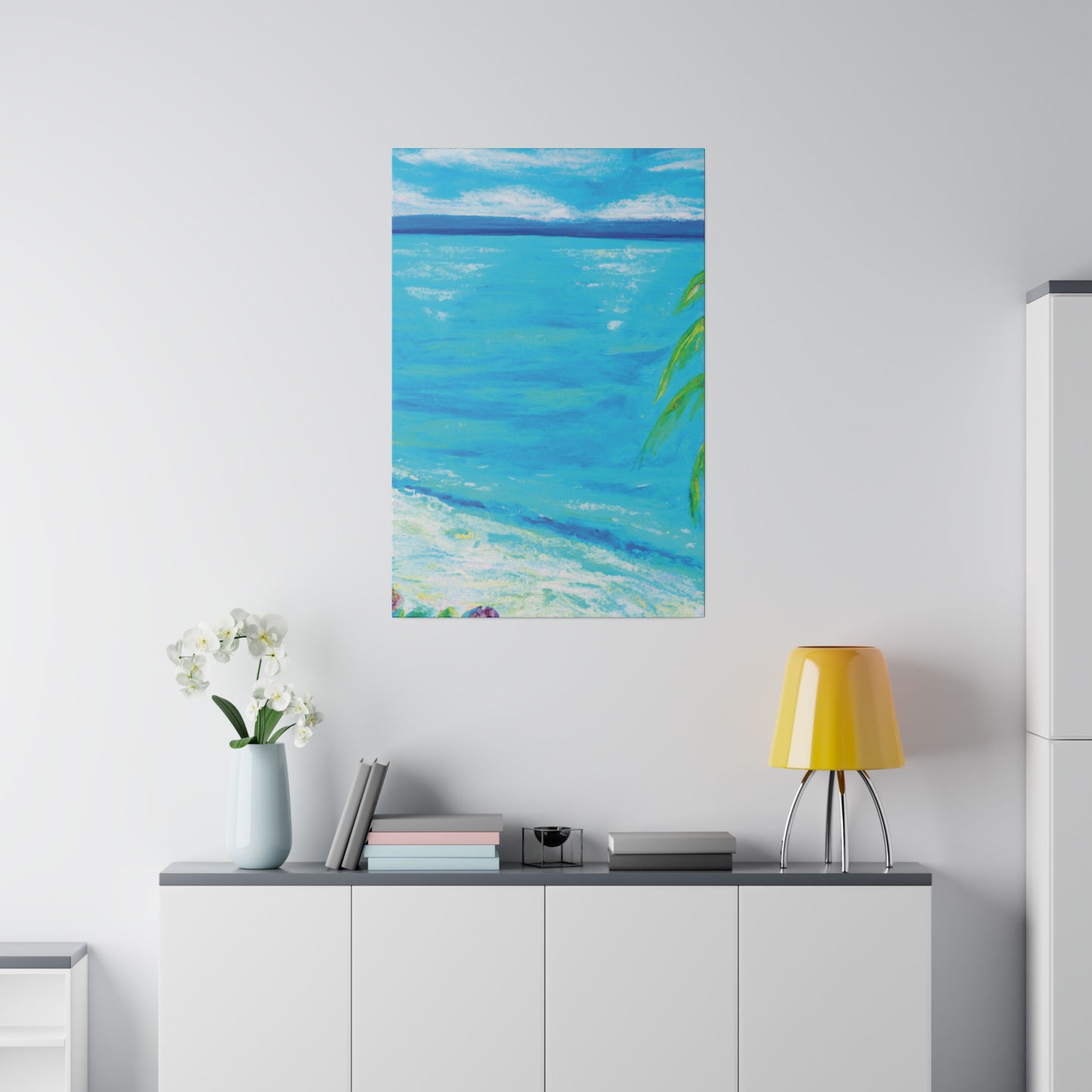 8858N - Bahamas Ocean Painting Print | Bahamas | Ocean | Beach | Poster | Home Decor | Wall Art | Canvas