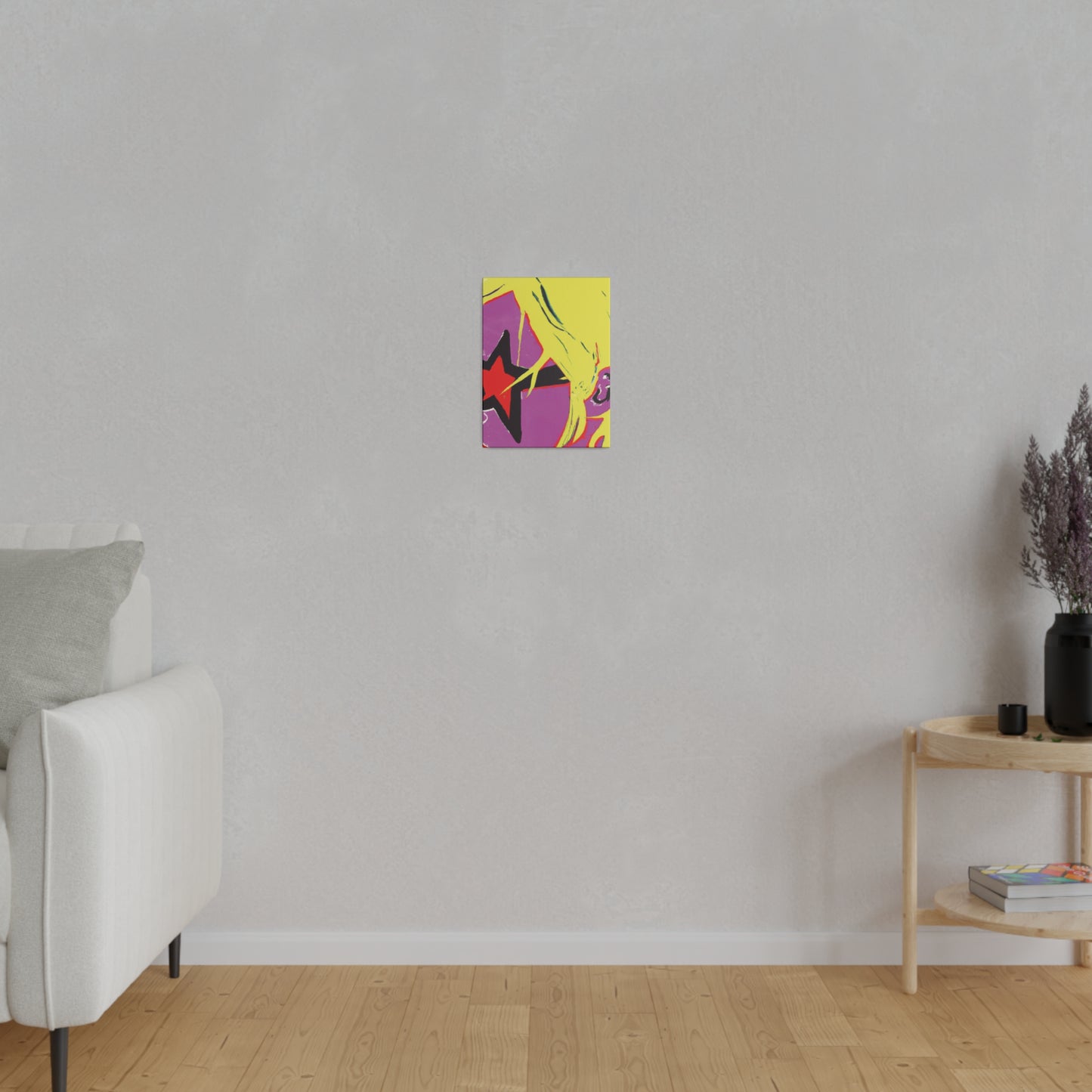 938K - Rockstar Painting Print | Face | Abstract | Poster | Home Decor | Wall Art | Music Art | Canvas