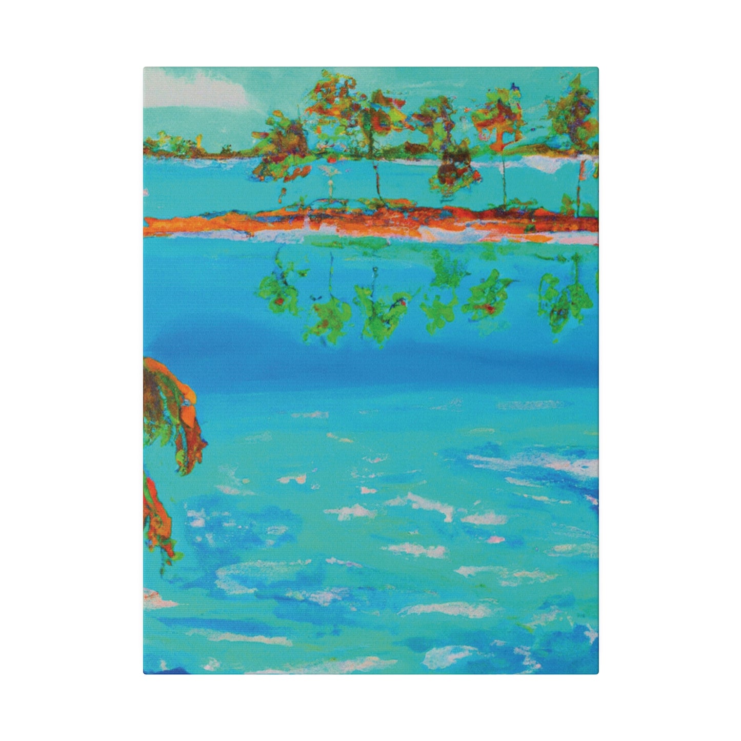 5171E - Bahamas Ocean Painting Print | Bahamas | Ocean | Beach | Poster | Home Decor | Wall Art | Canvas