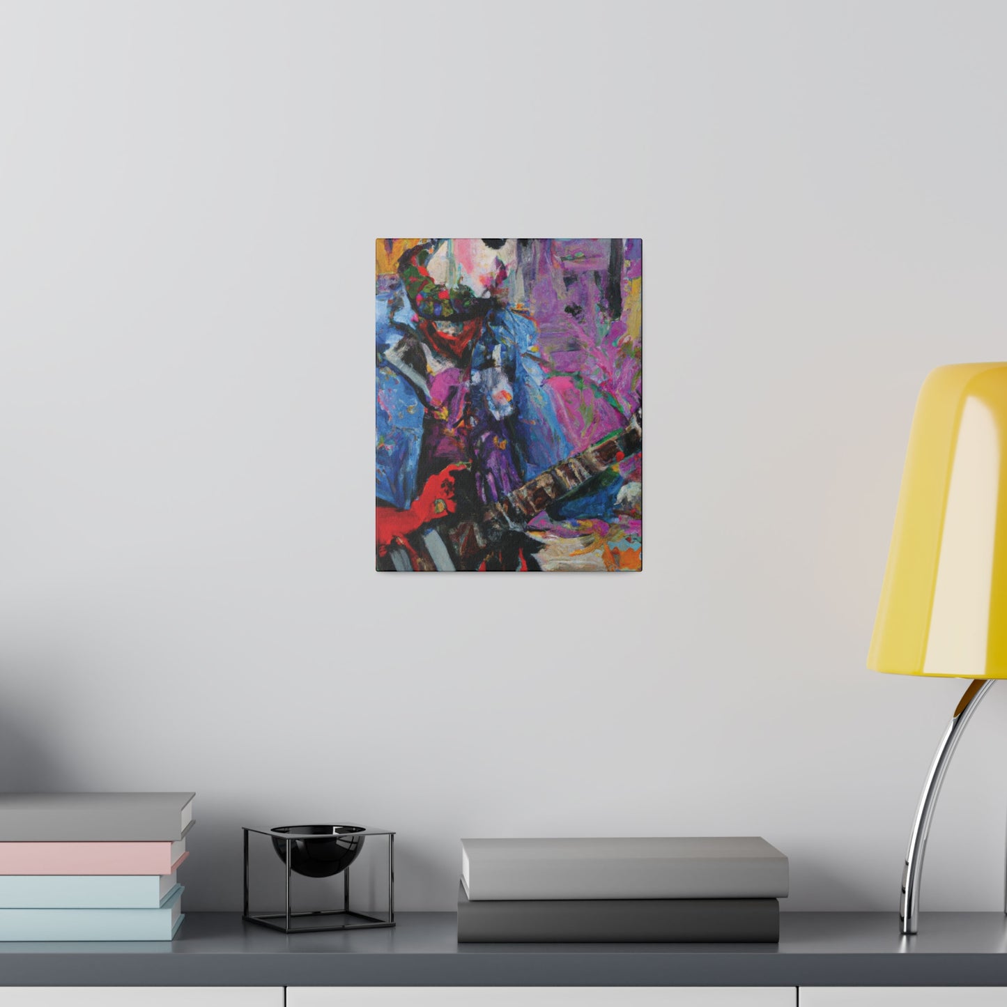 9210O - Rockstar Oil Painting Style Print | Poster | Home Decor | Wall Art | Music Art | Canvas