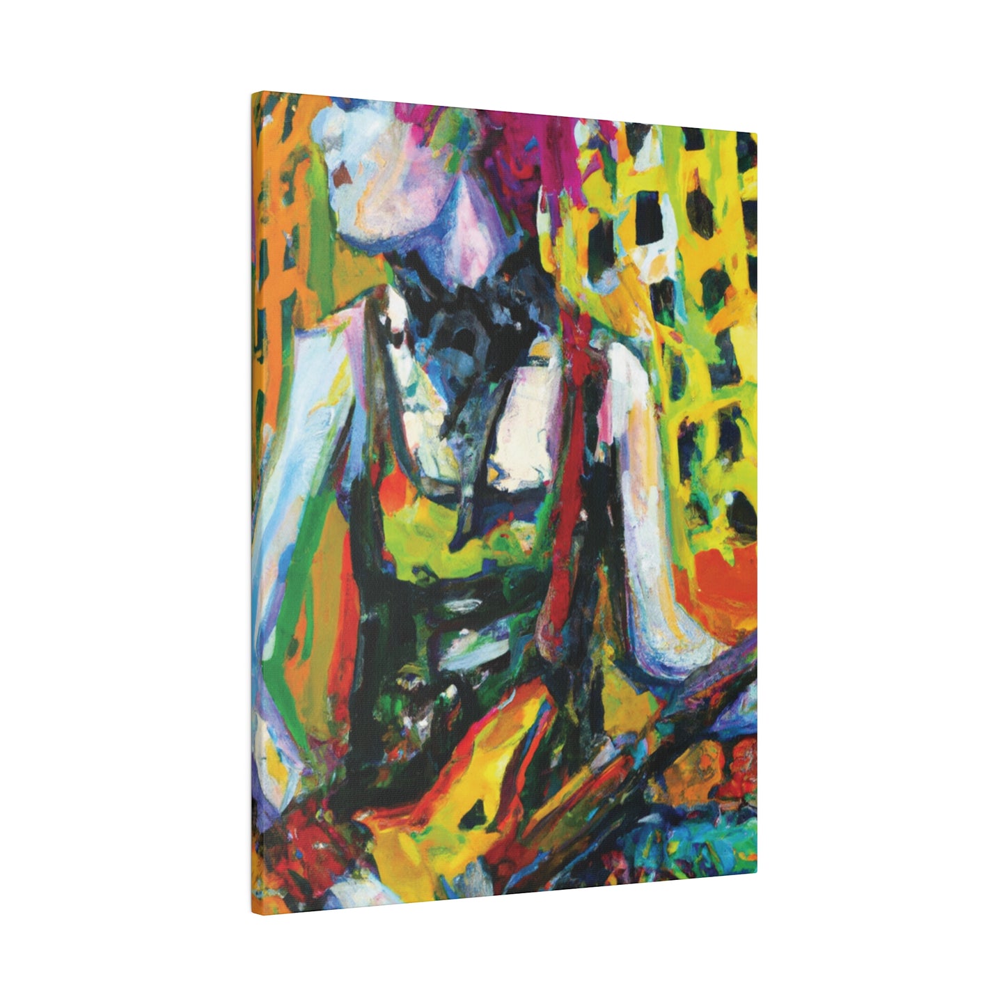 4793Z - Rockstar Oil Painting Style Print | Poster | Home Decor | Wall Art | Music Art | Canvas