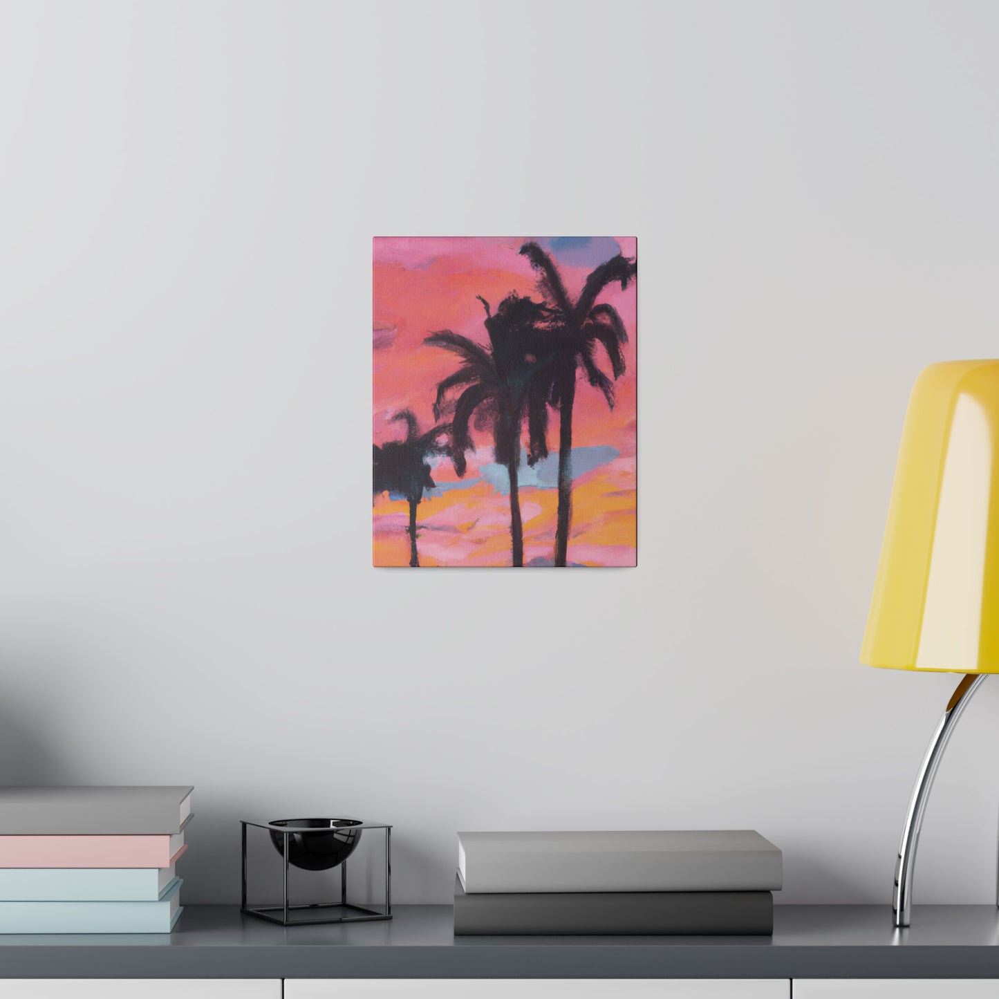 6349G - Miami Beach Sunset Painting Print | Miami | Beach | Sunset | Poster | Home Decor | Wall Art | Canvas