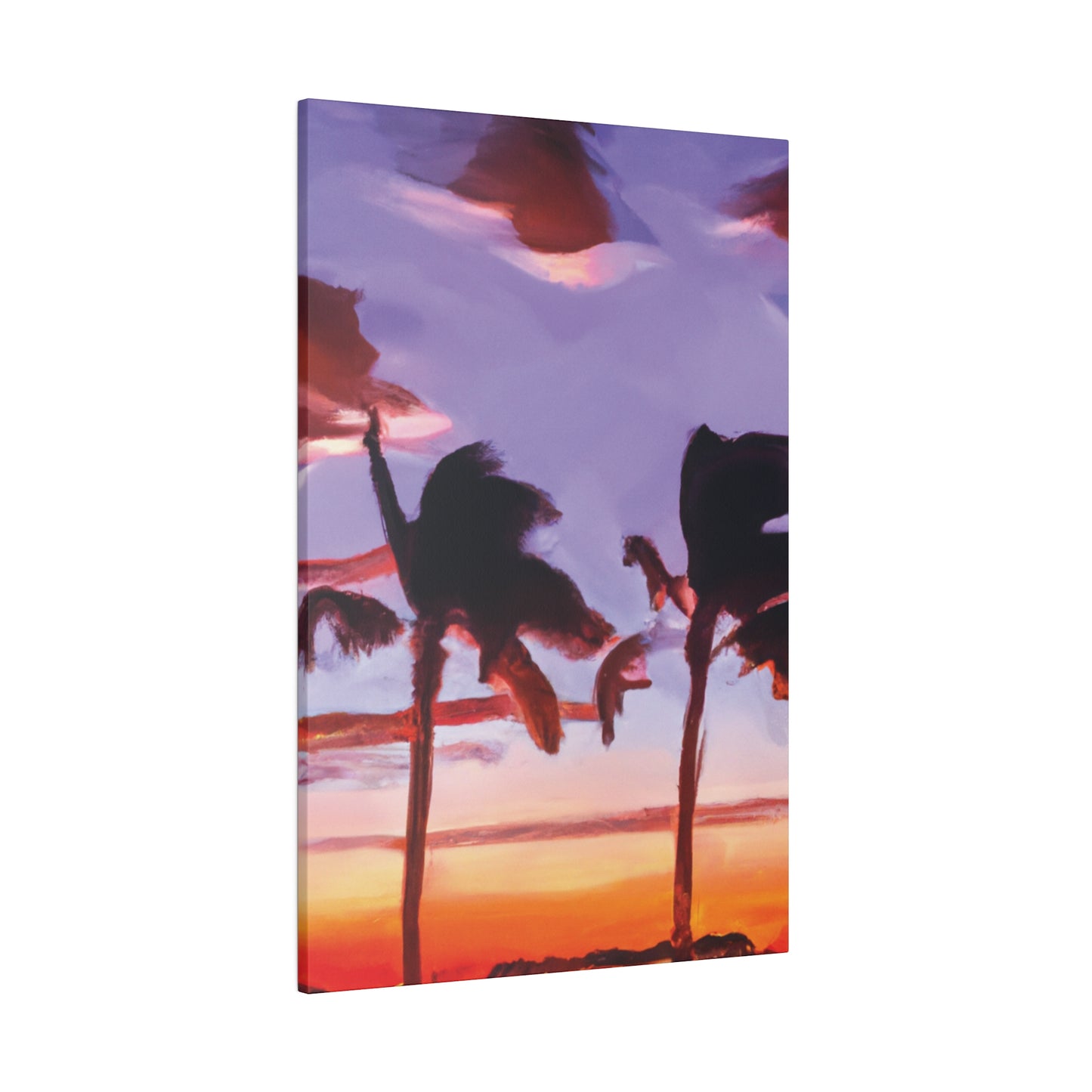 7491X - Miami Beach Sunset Painting Print | Miami | Beach | Sunset | Poster | Home Decor | Wall Art | Canvas