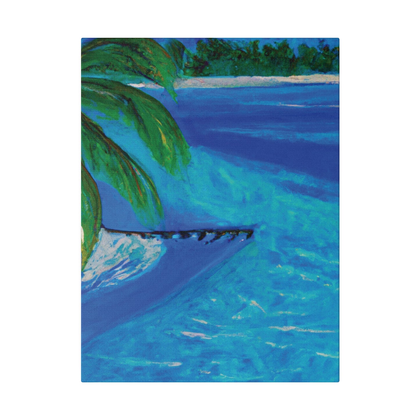 3145T - Bahamas Ocean Painting Print | Bahamas | Ocean | Beach | Poster | Home Decor | Wall Art | Canvas