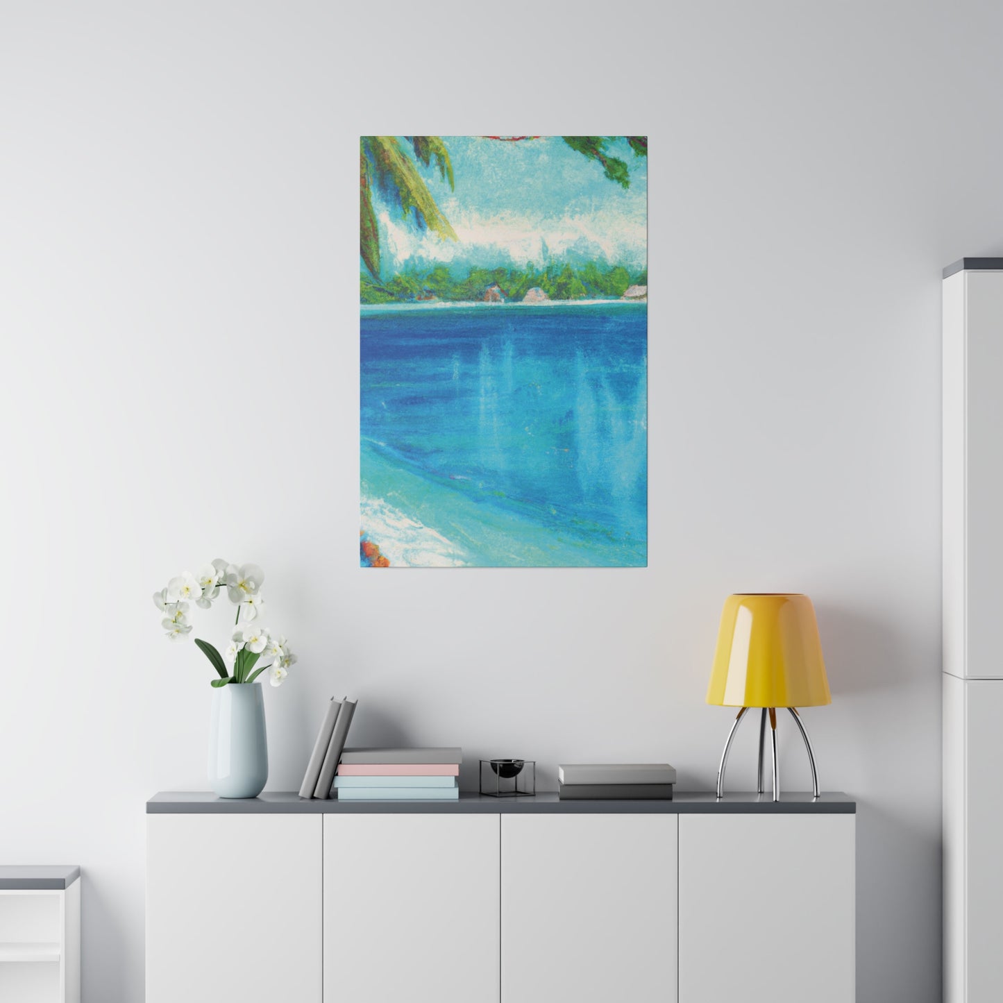 3198N - Bahamas Ocean Painting Print | Bahamas | Ocean | Beach | Poster | Home Decor | Wall Art | Canvas