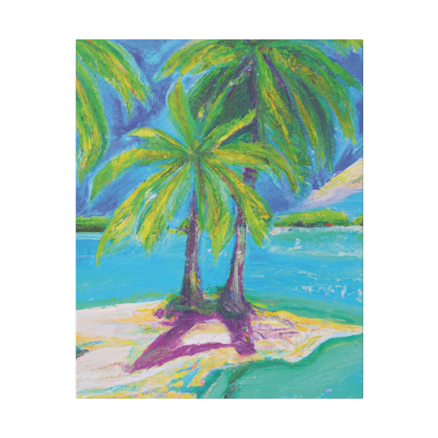 6632P - Bahamas Ocean Painting Print | Bahamas | Ocean | Beach | Poster | Home Decor | Wall Art | Canvas