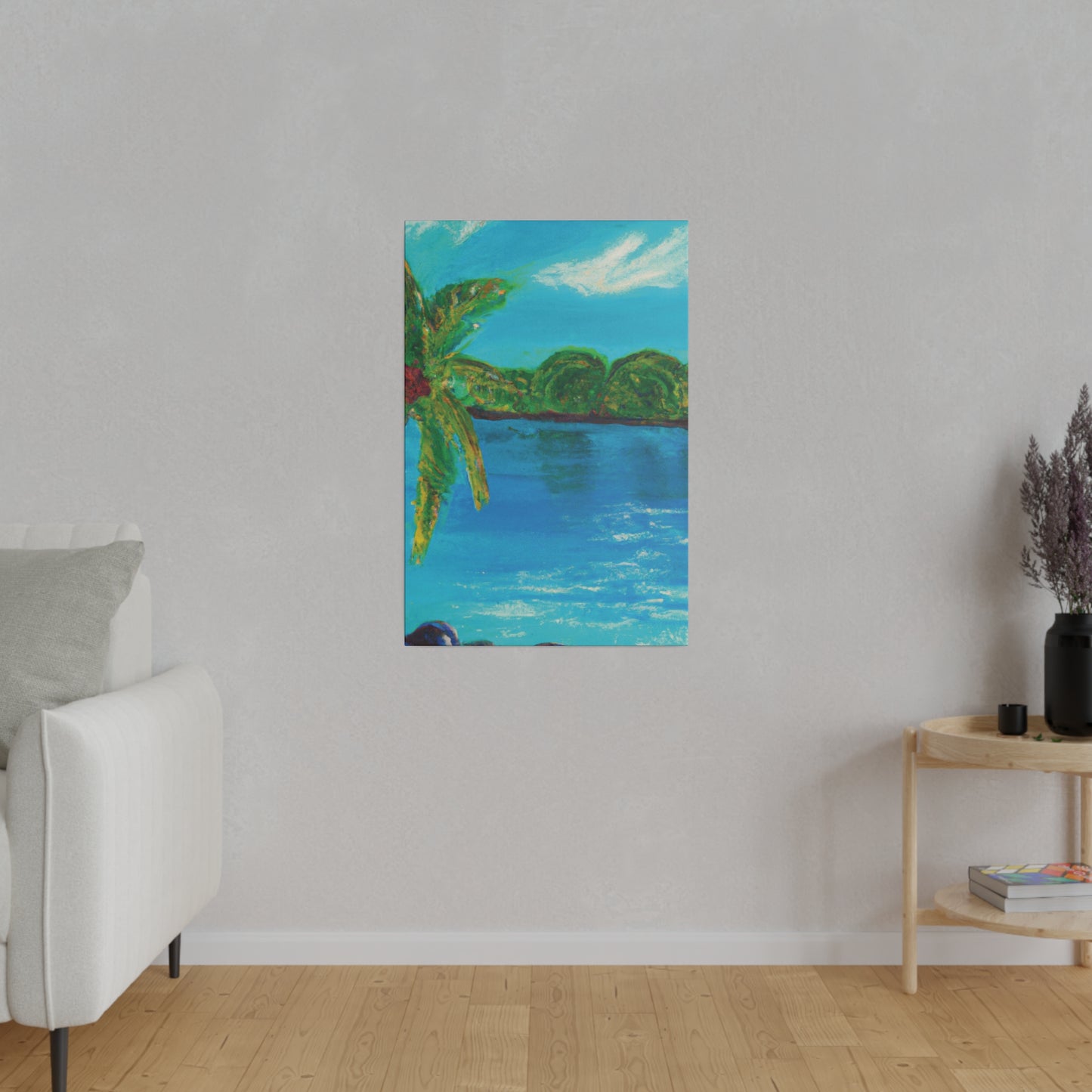 4245A - Bahamas Ocean Painting Print | Bahamas | Ocean | Beach | Poster | Home Decor | Wall Art | Canvas