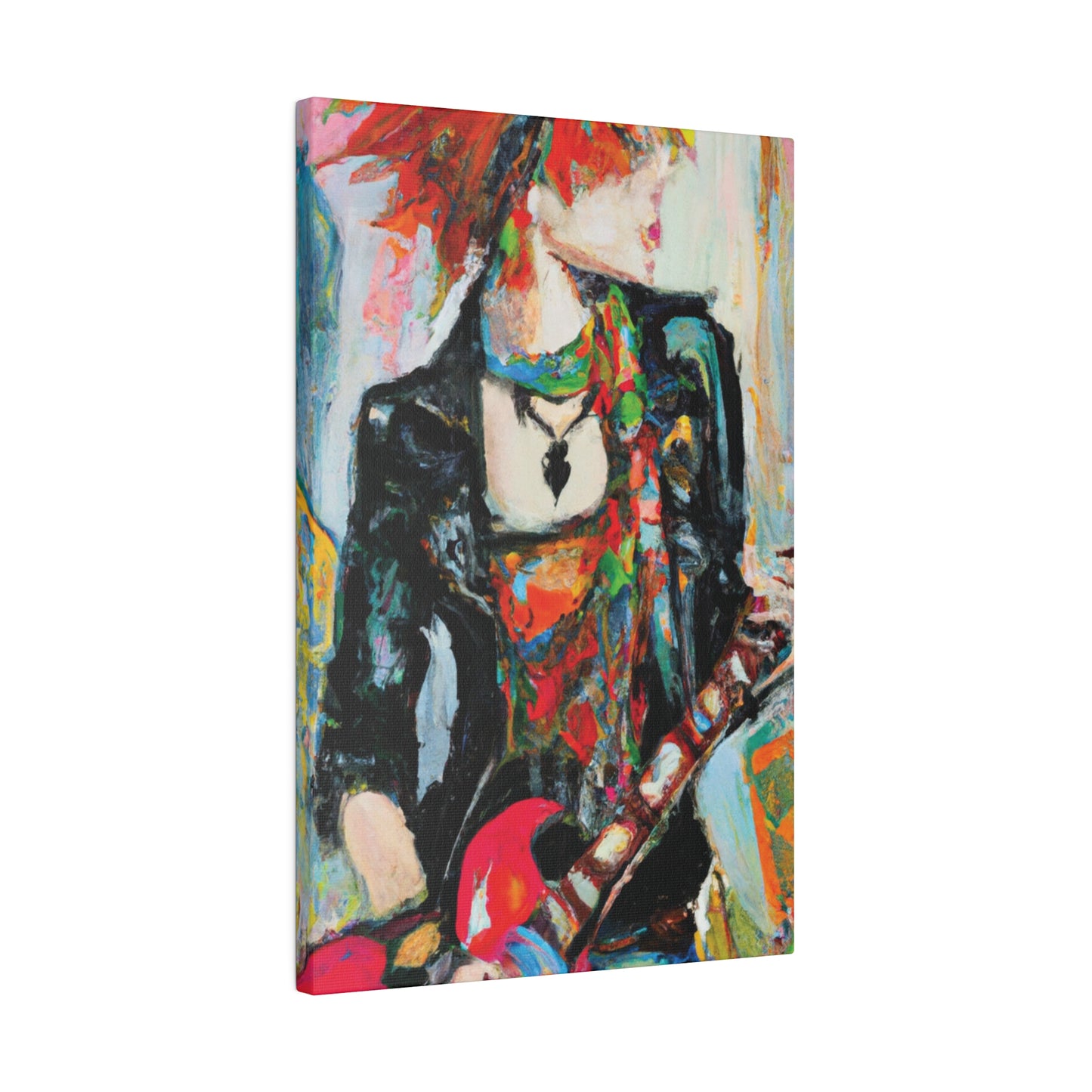 7482S - Rockstar Oil Painting Style Print | Poster | Home Decor | Wall Art | Music Art | Canvas