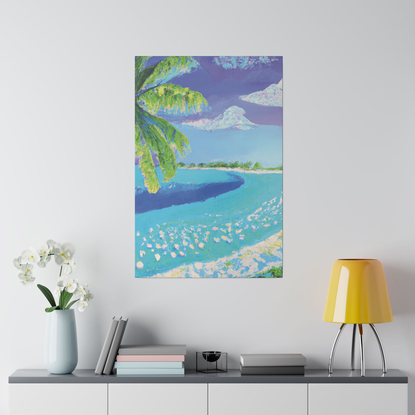 9792F - Bahamas Ocean Painting Print | Bahamas | Ocean | Beach | Poster | Home Decor | Wall Art | Canvas