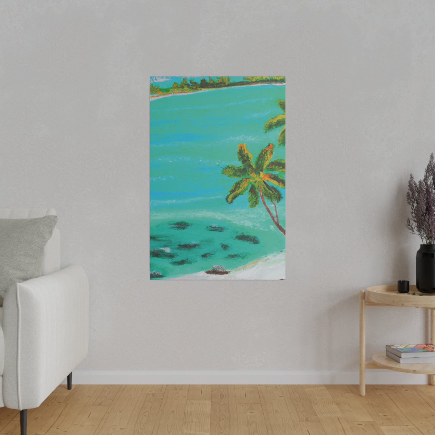 1417P - Bahamas Ocean Painting Print | Bahamas | Ocean | Beach | Poster | Home Decor | Wall Art | Canvas