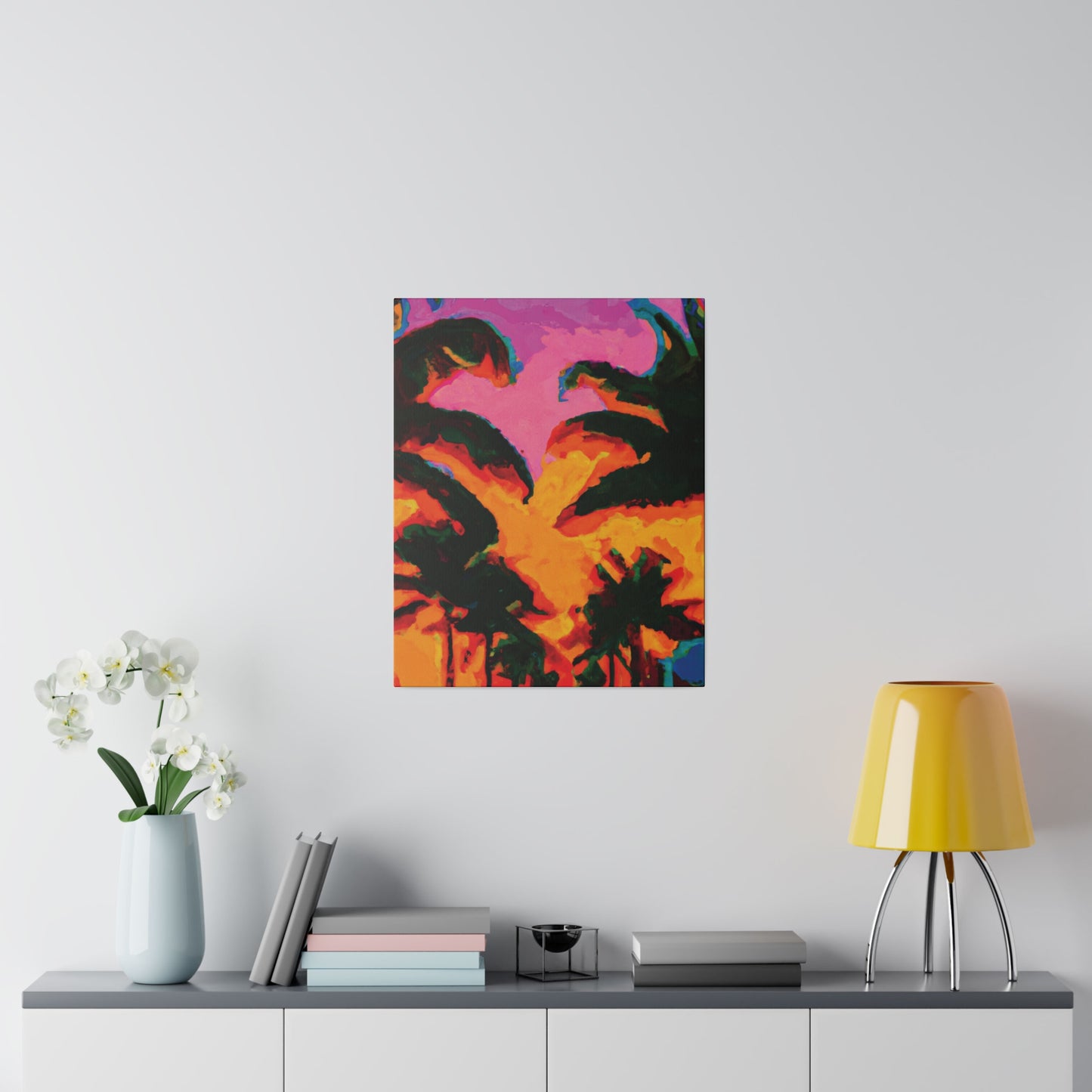 223L - Miami Beach Sunset Painting Print | Miami | Beach | Sunset | Poster | Home Decor | Wall Art | Canvas