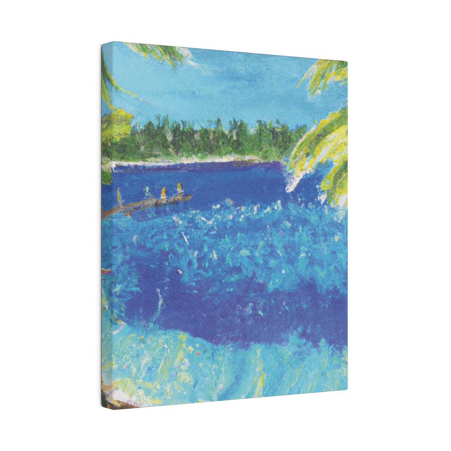 9673H - Bahamas Ocean Painting Print | Bahamas | Ocean | Beach | Poster | Home Decor | Wall Art | Canvas